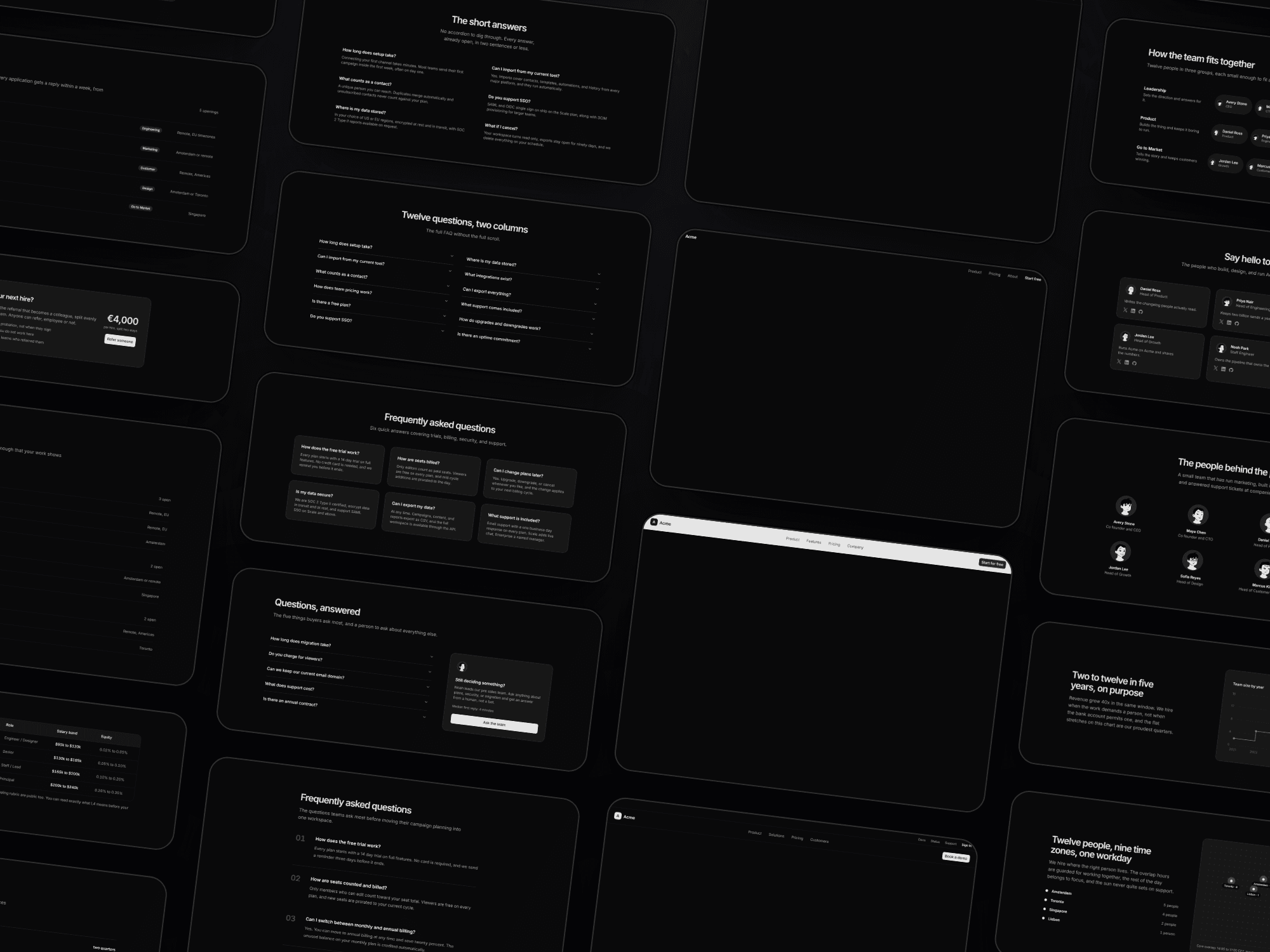 Marketing preview
