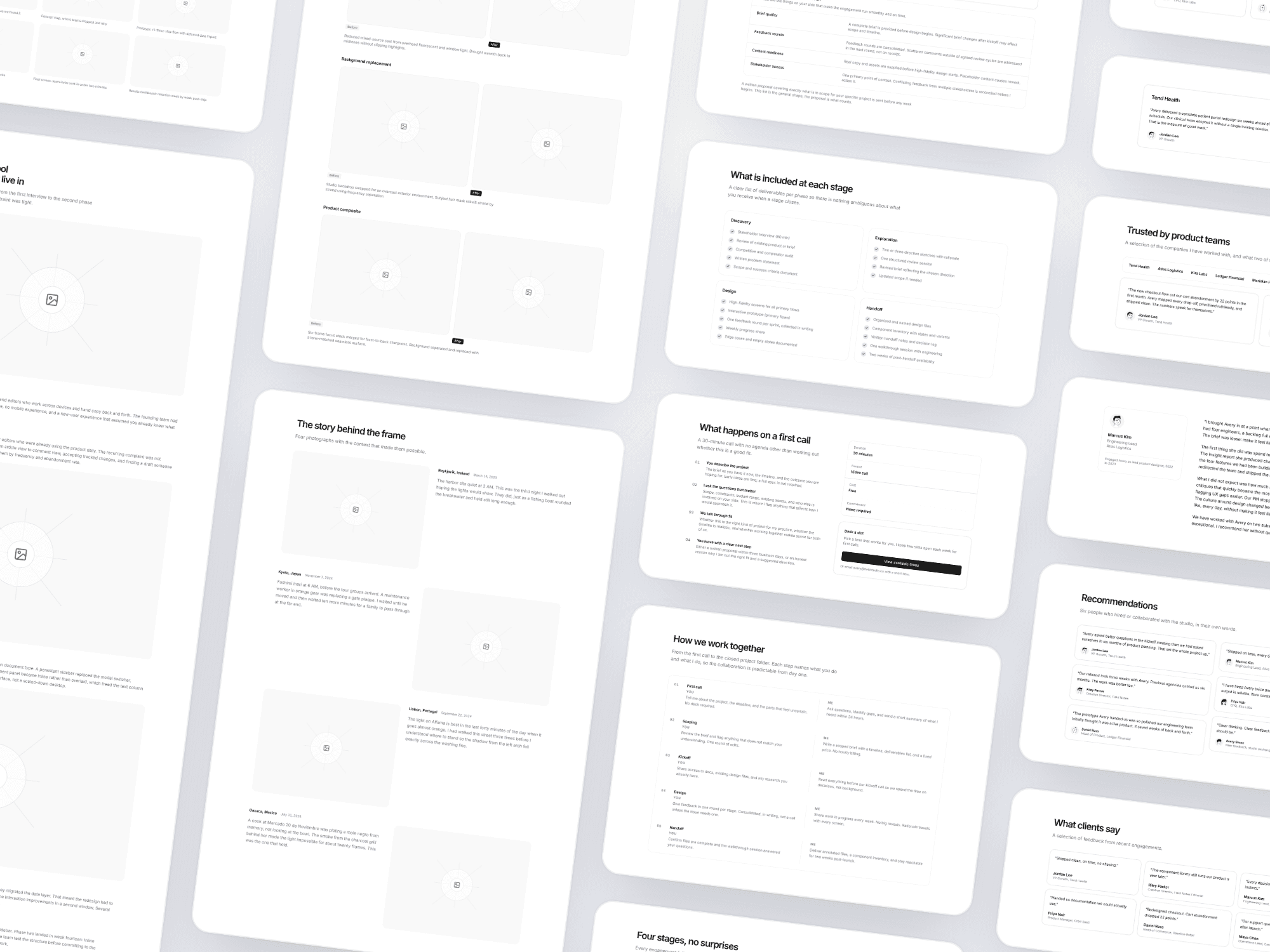 Portfolio preview