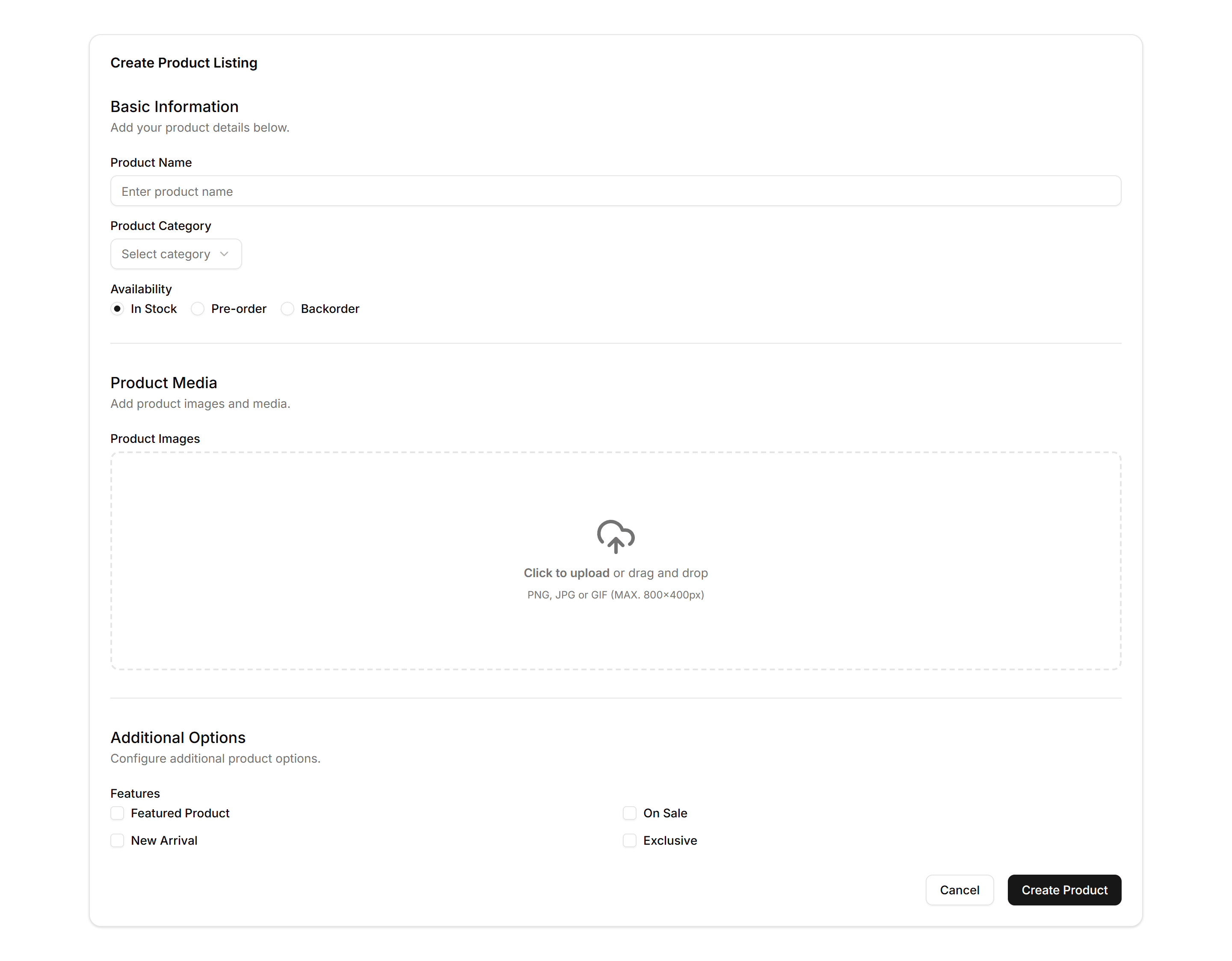 Application Form Layout: Complex Form