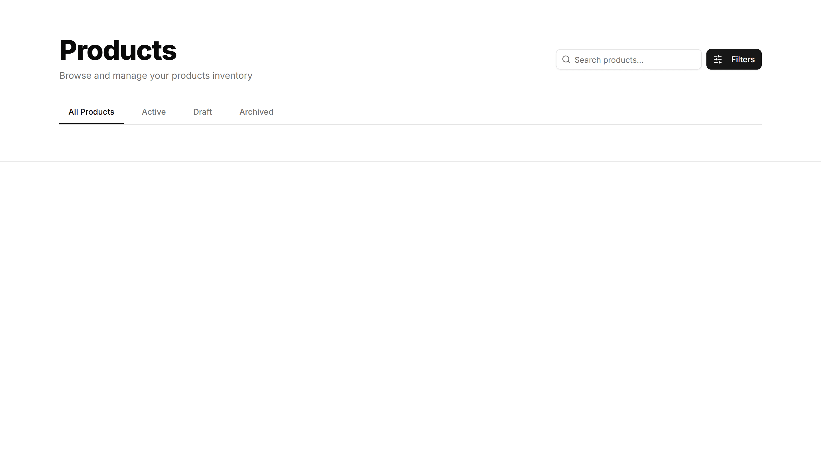 Application Page Heading: With Tabs
