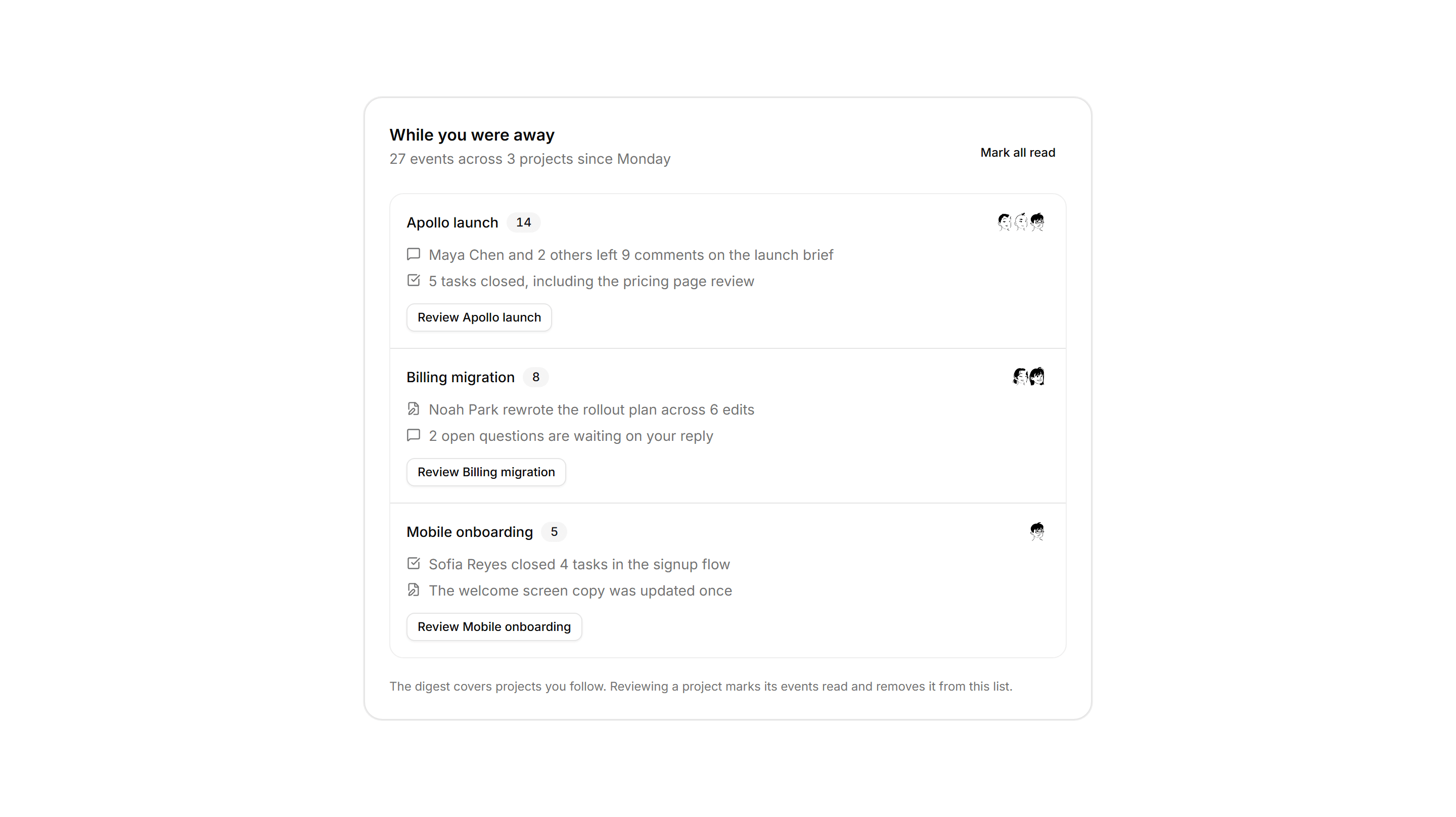 Application Activity: Catch Up Digest