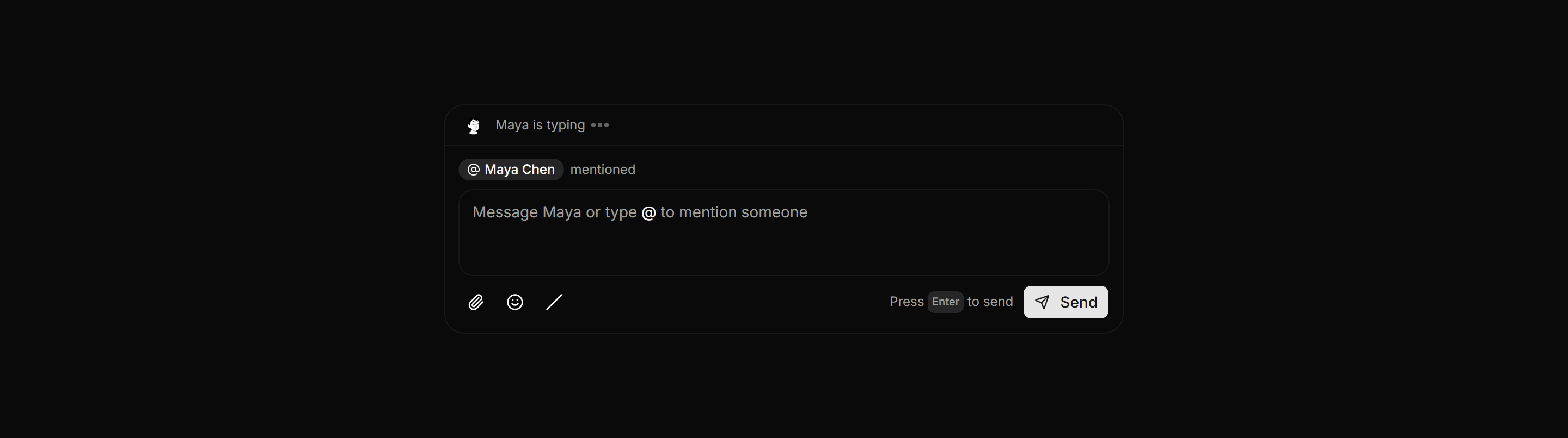 Application Chat and Messaging: Message Composer