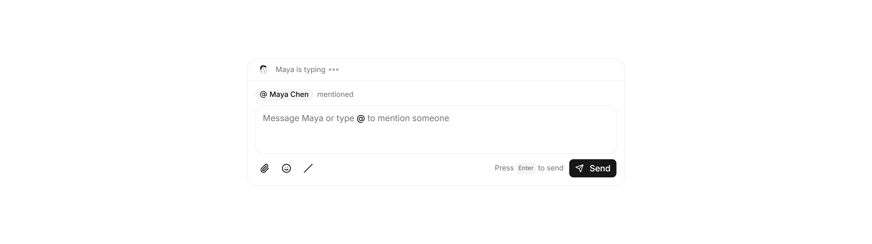 Application Chat and Messaging: Message Composer