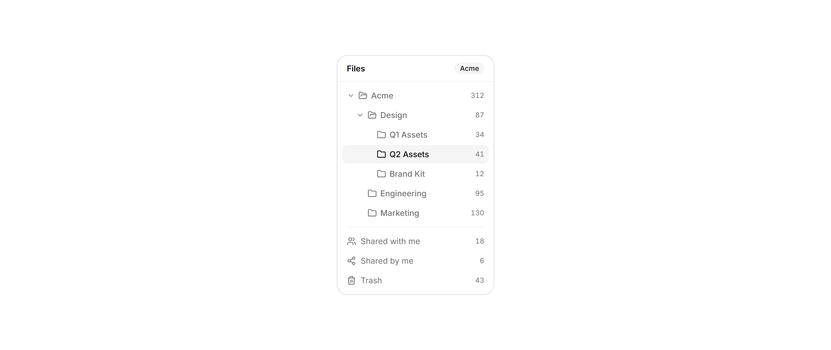 Application File Manager: Folder Tree Nav