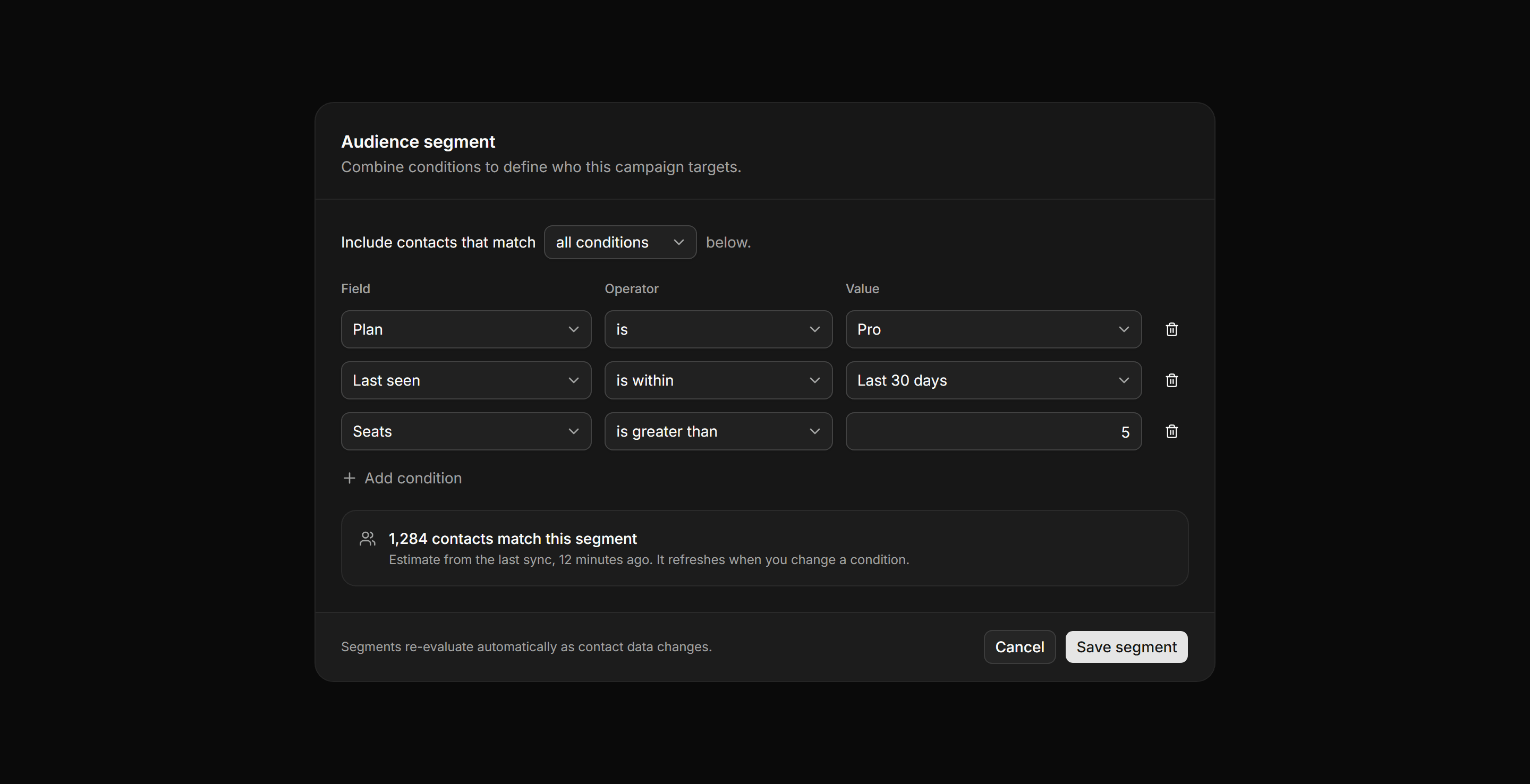 Application Form: Query Builder Form