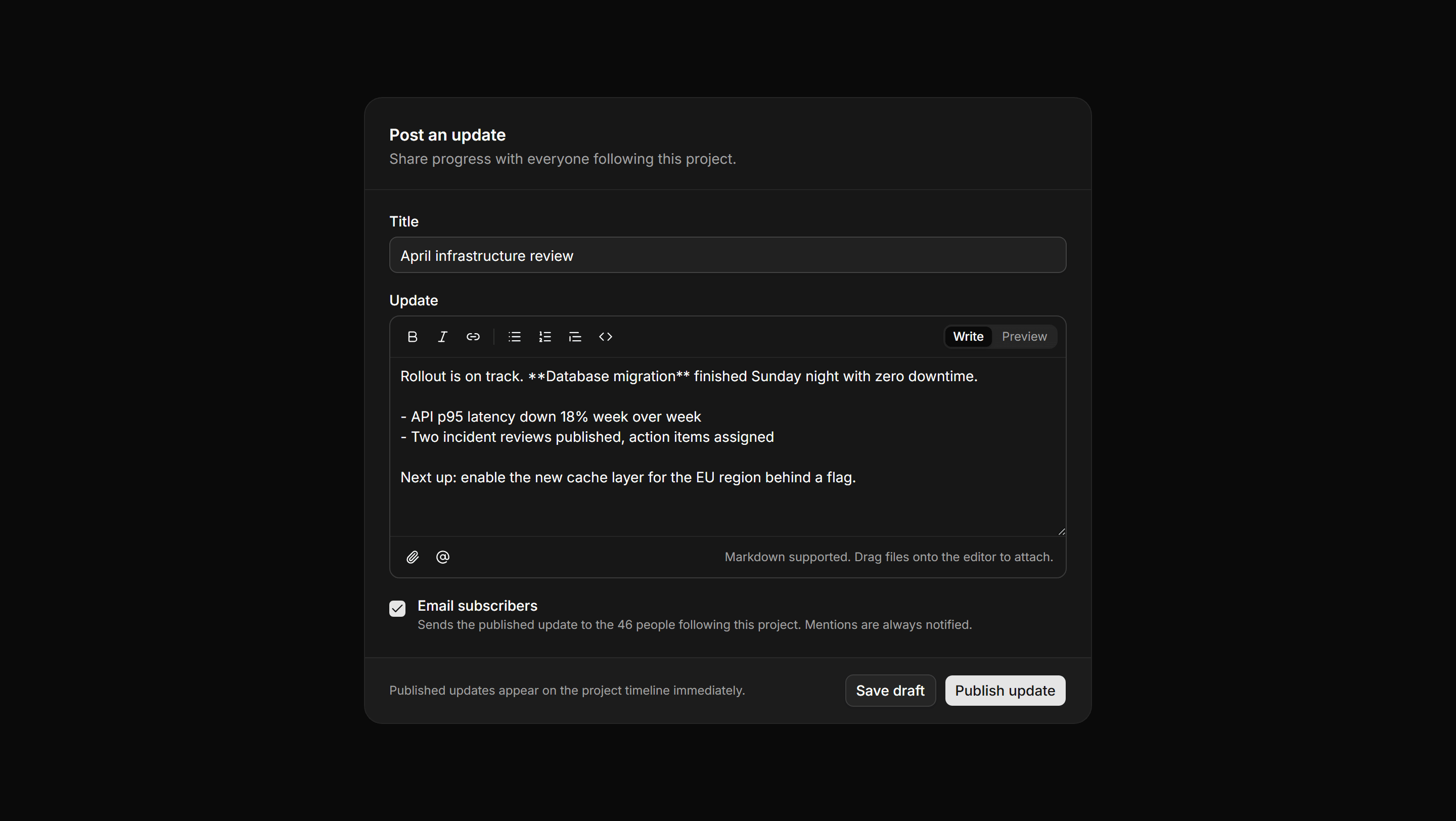 Application Form: Rich Text Form