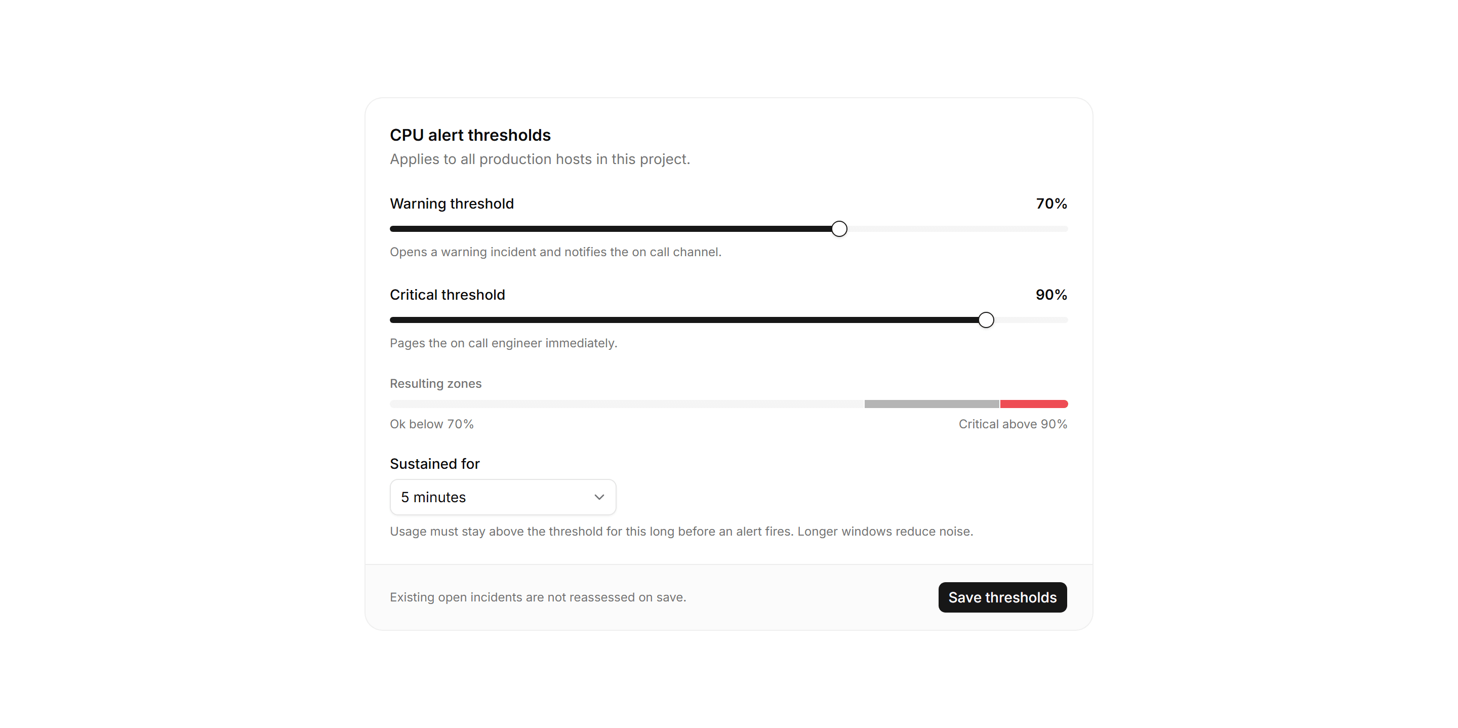 Application Form: Threshold Slider Form