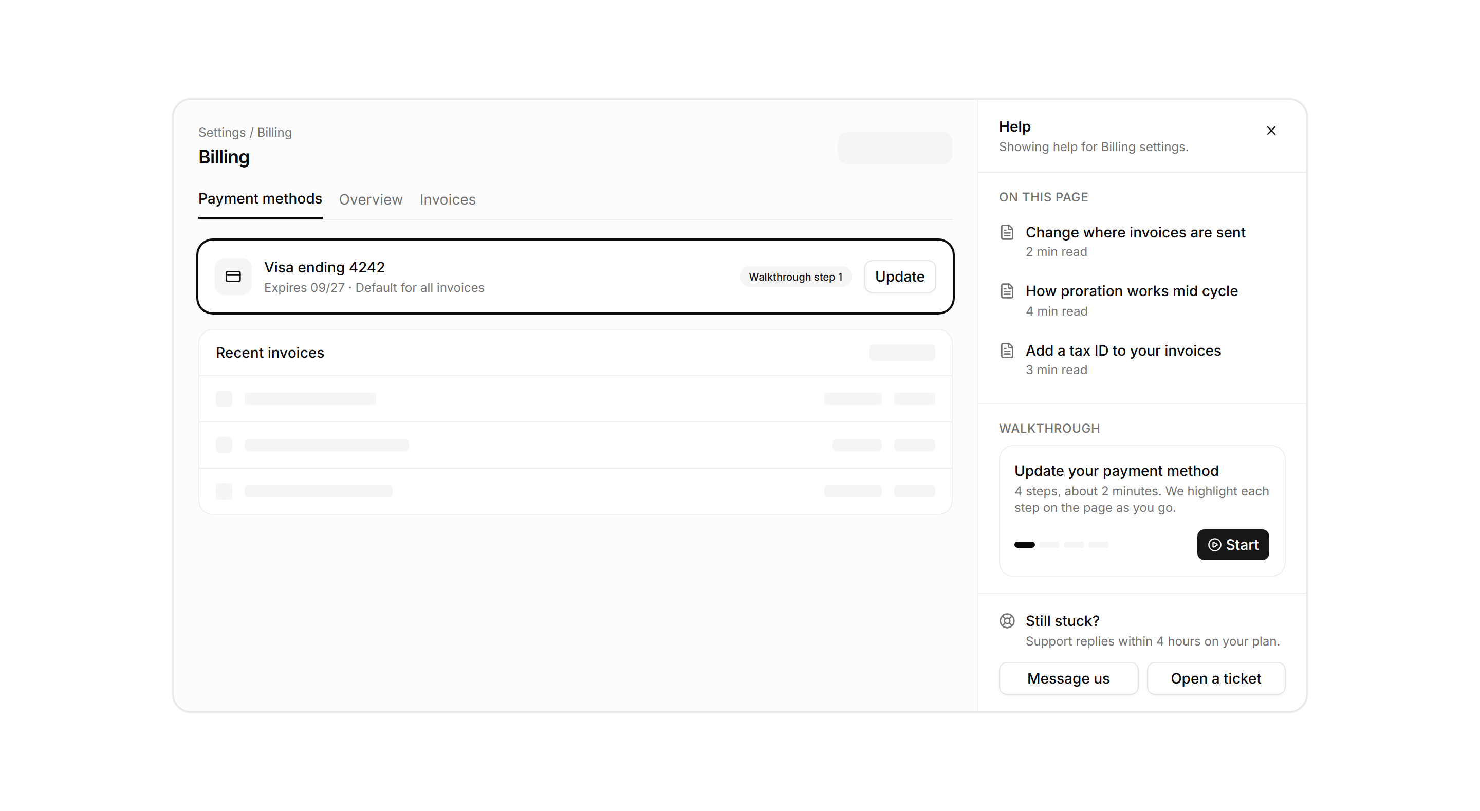 Application Help and Support: Contextual Help Drawer