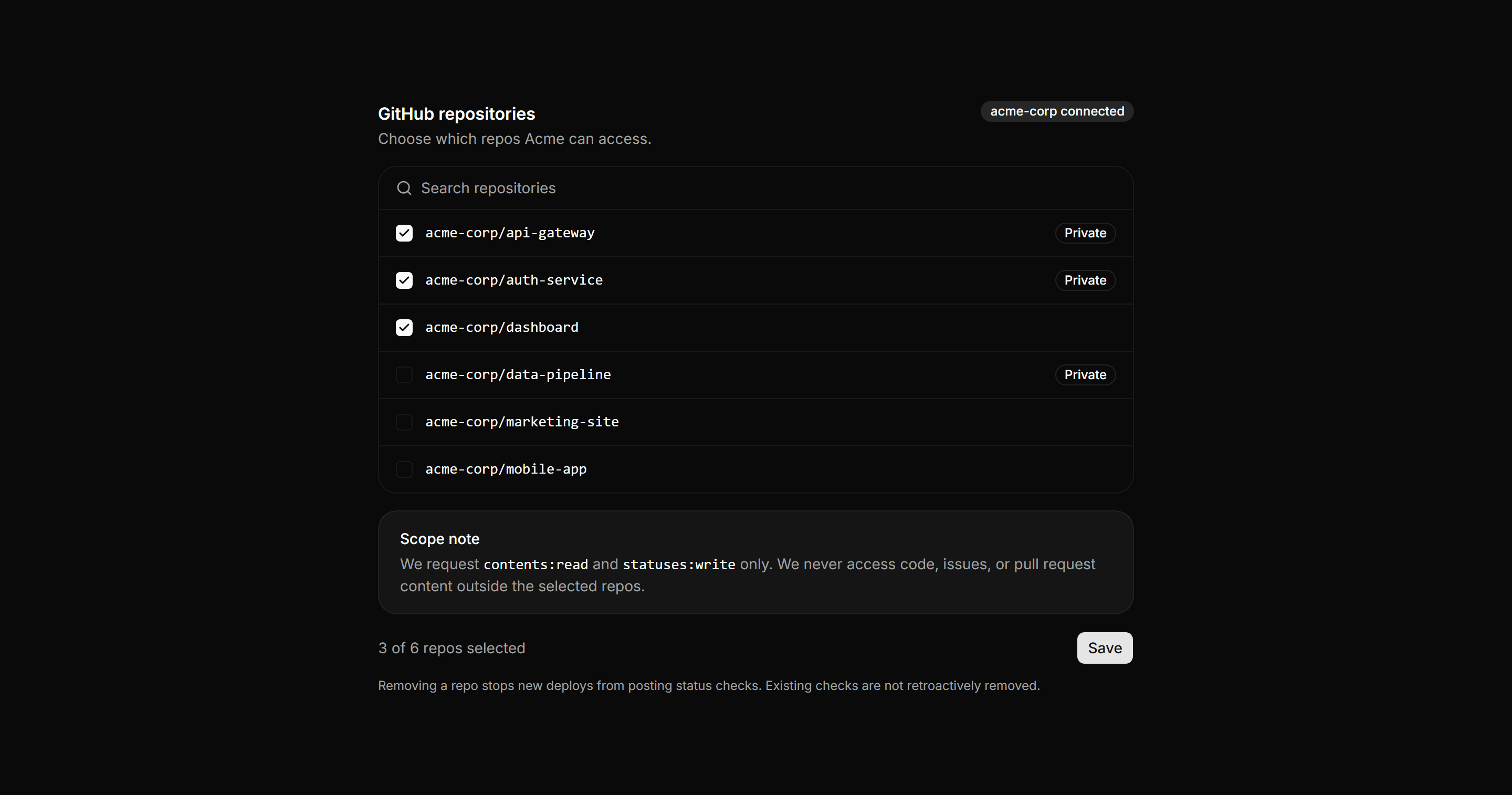 Application Integration: Github Repo Picker