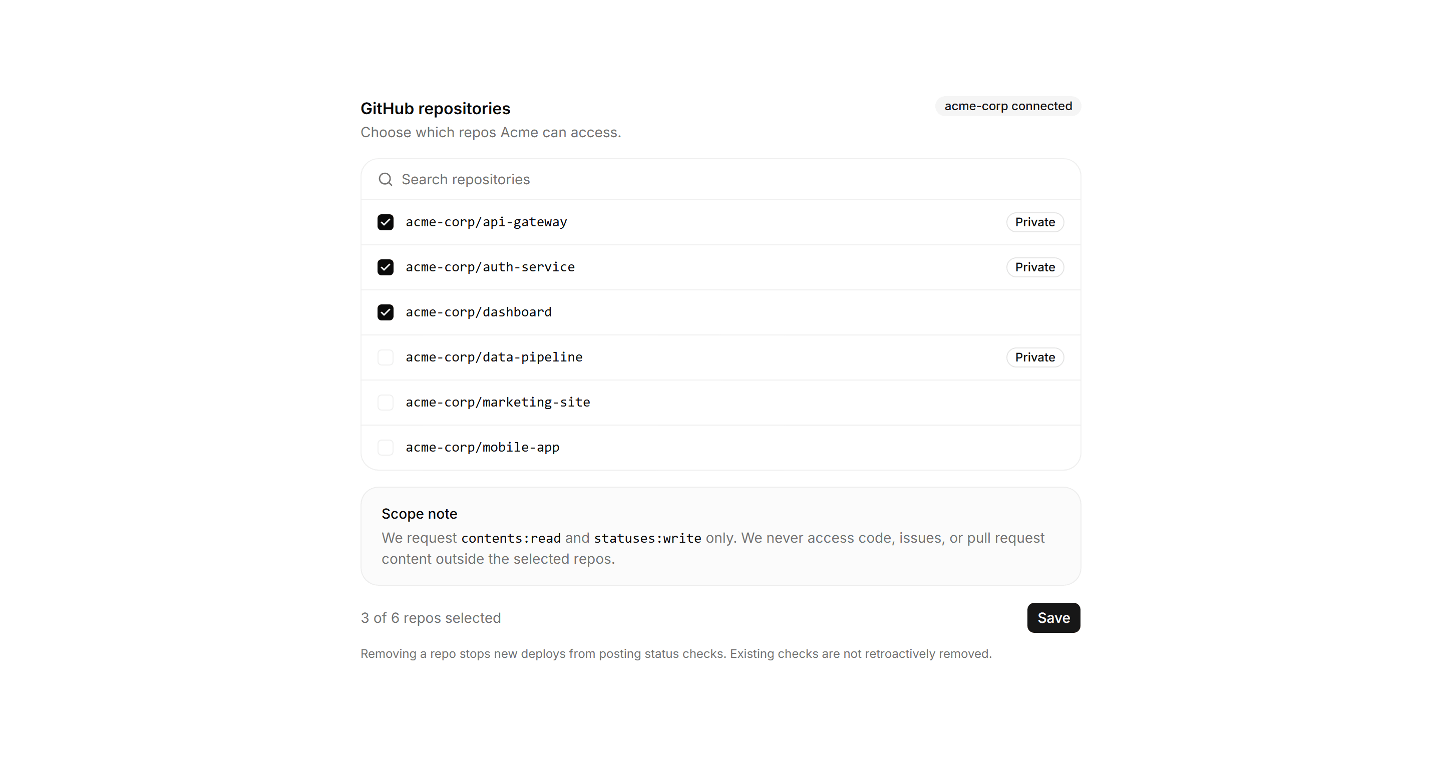 Application Integration: Github Repo Picker
