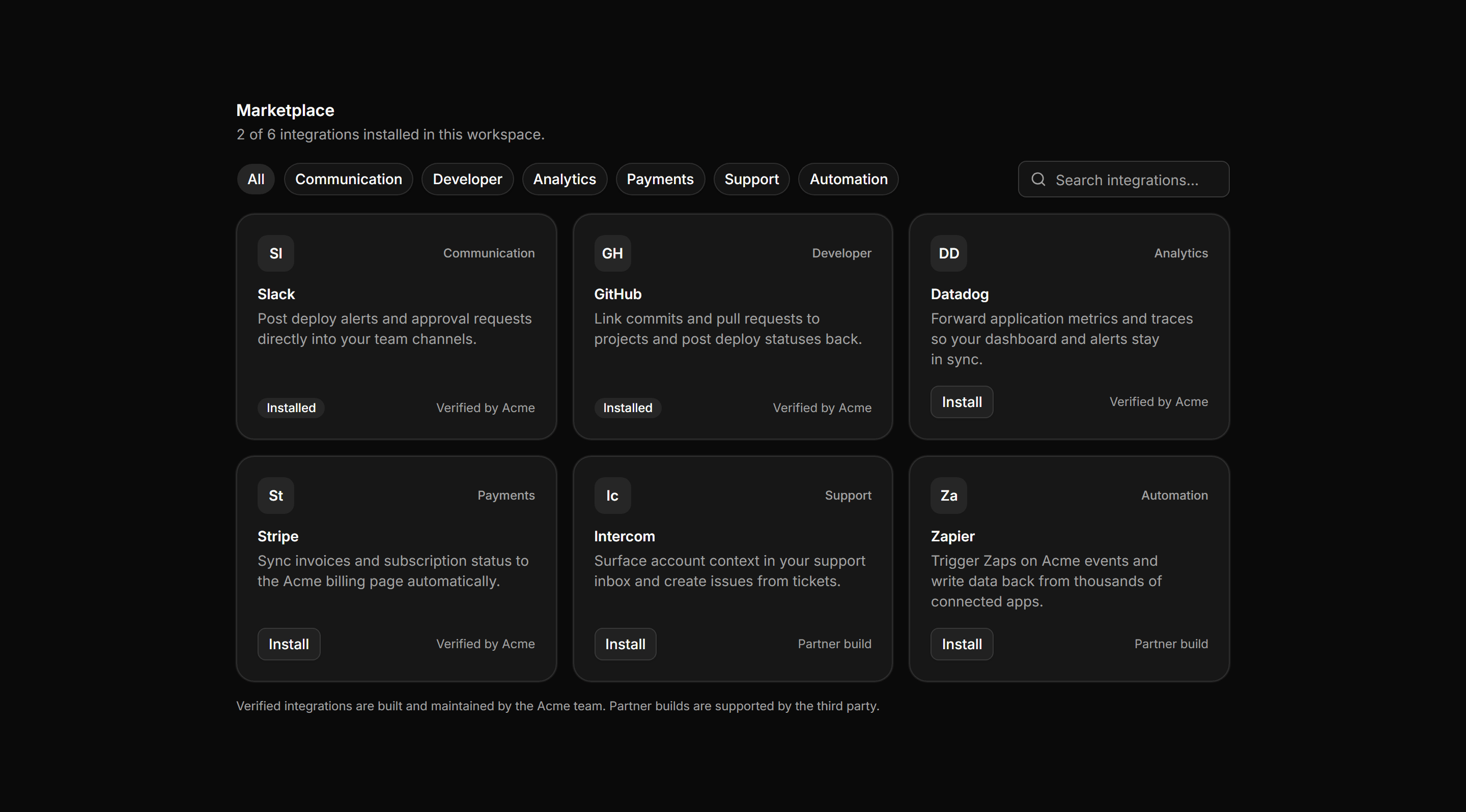 Application Integration: Integration Marketplace