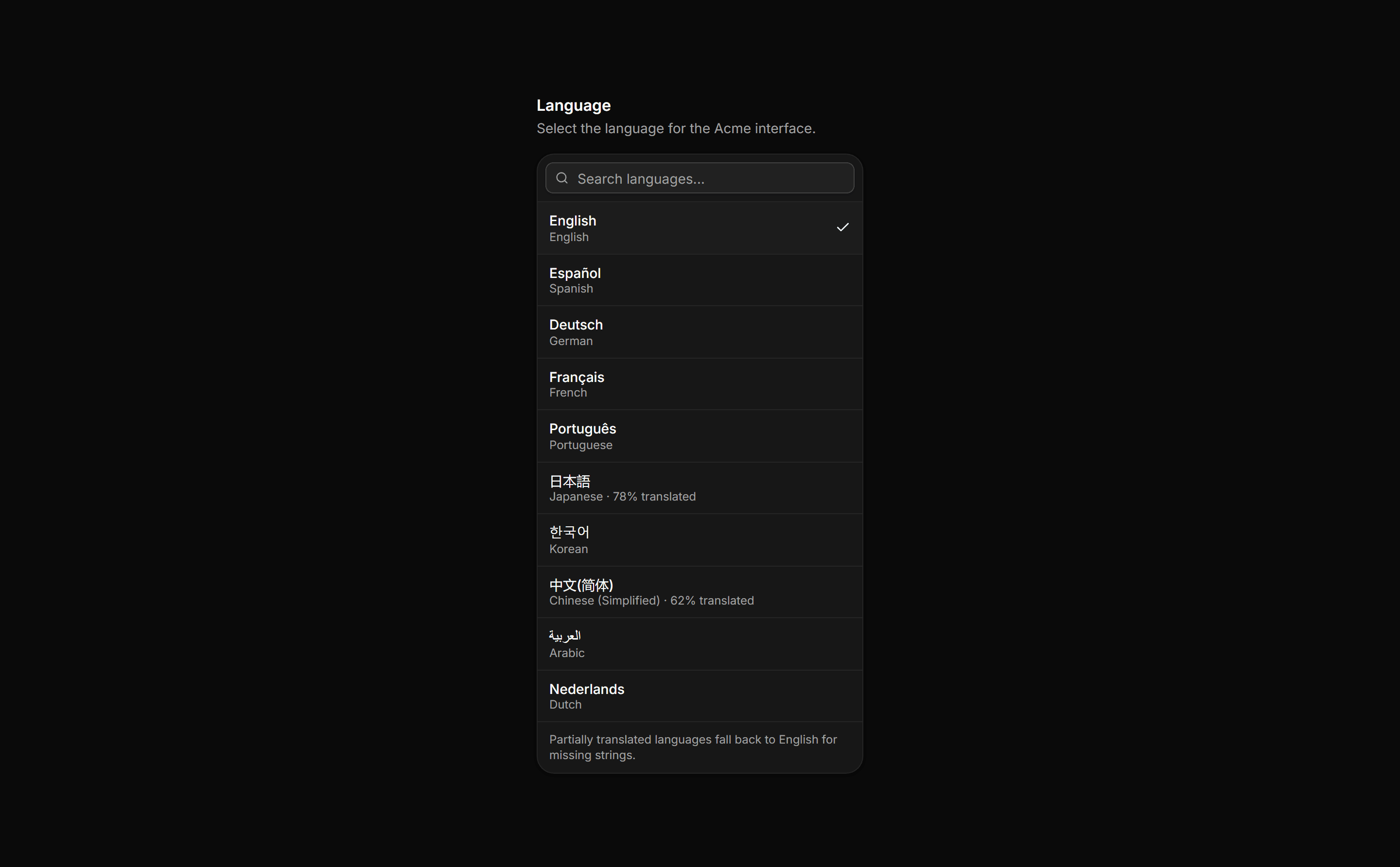 Application Localization: Language Switcher Blueprint