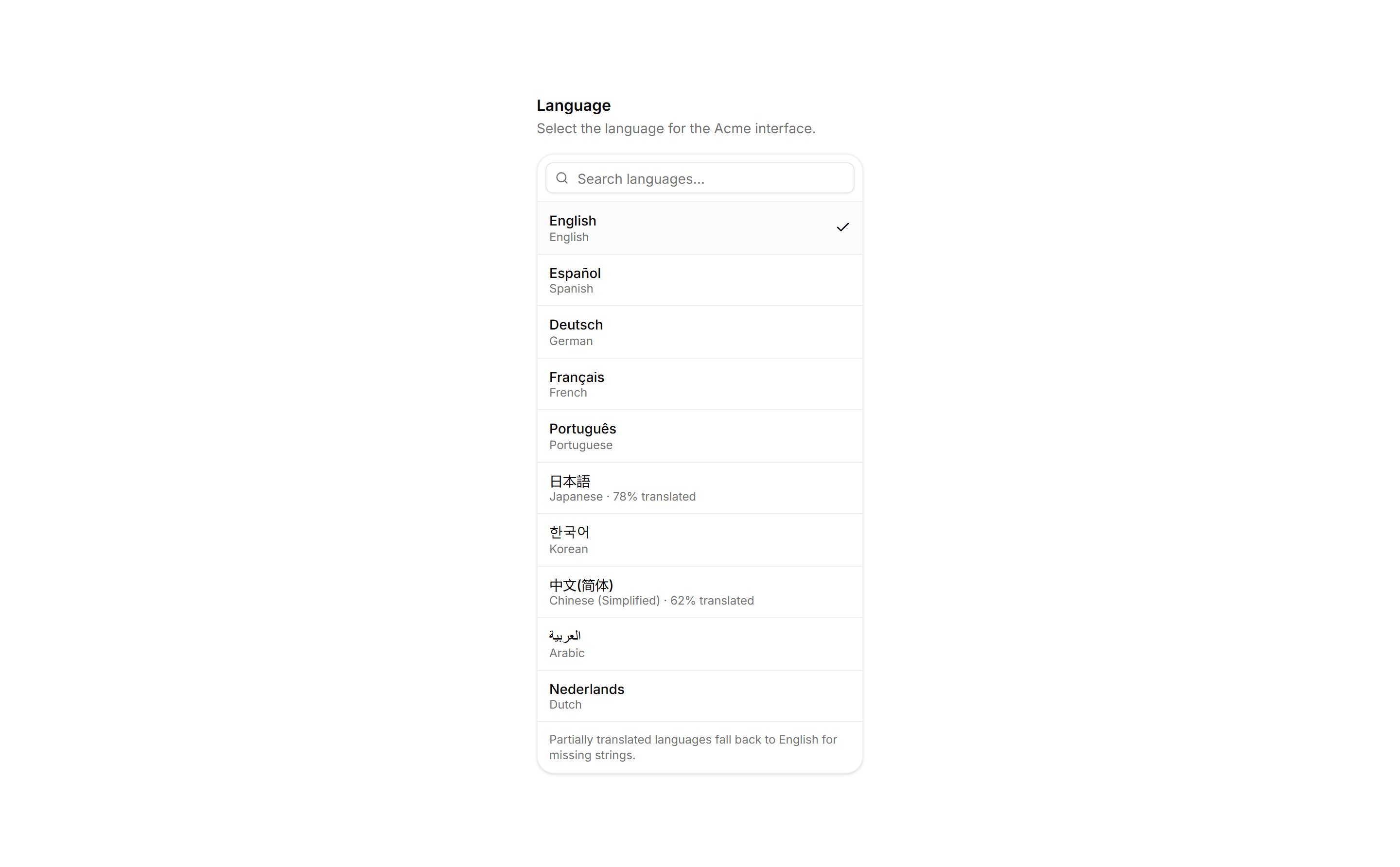 Application Localization: Language Switcher Blueprint
