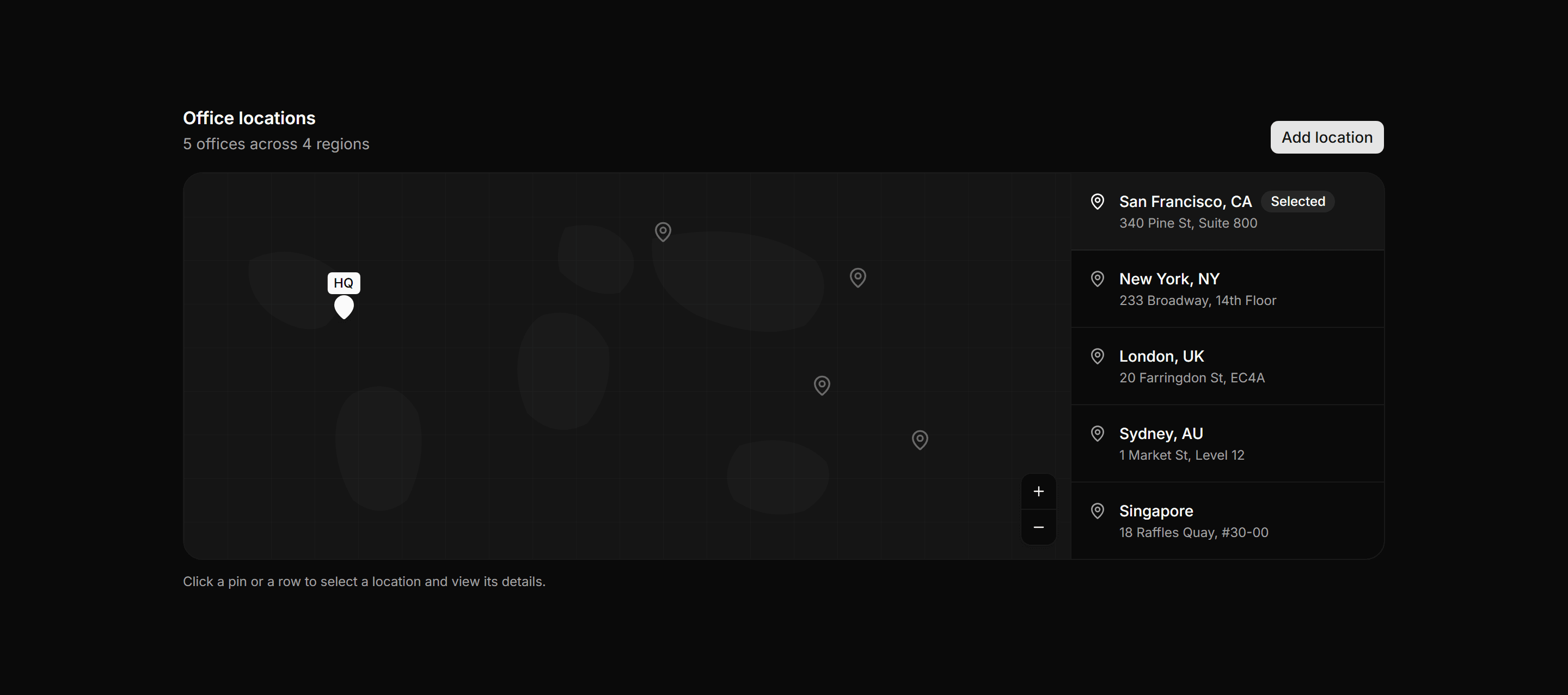 Application Maps and Location: Map With Pins Blueprint