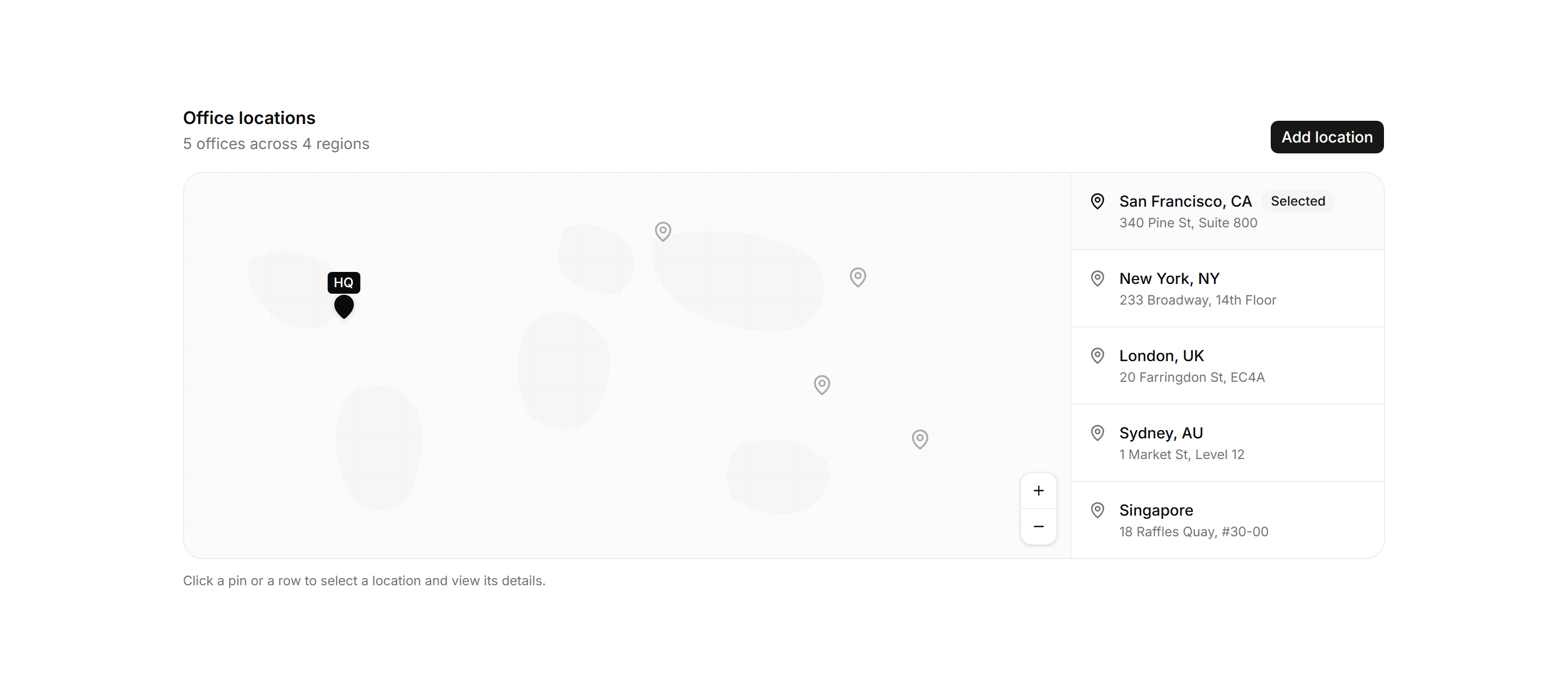Application Maps and Location: Map With Pins Blueprint