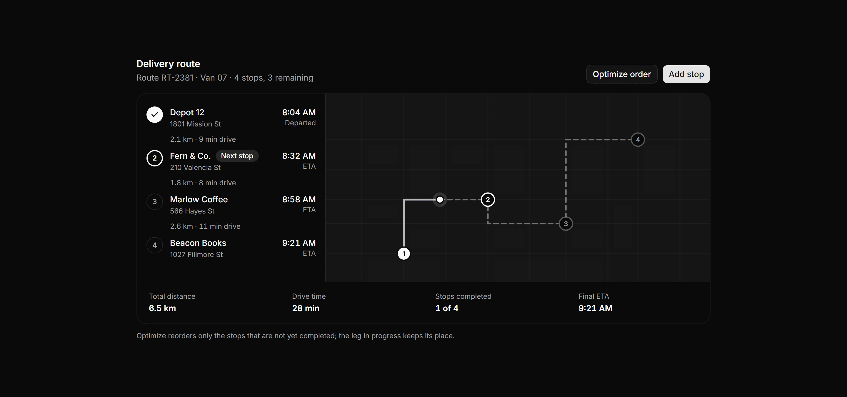 Application Maps and Location: Route Planner