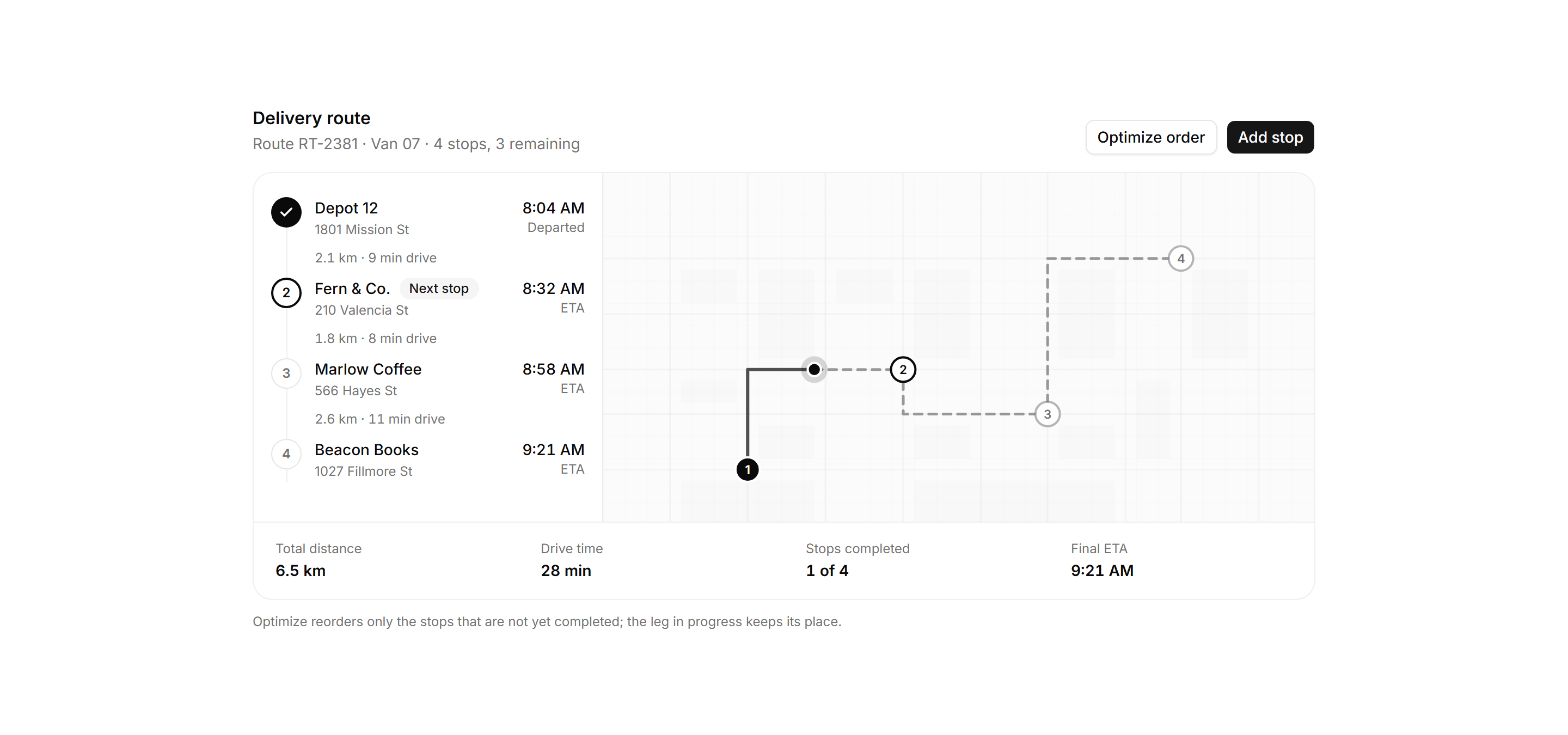 Application Maps and Location: Route Planner