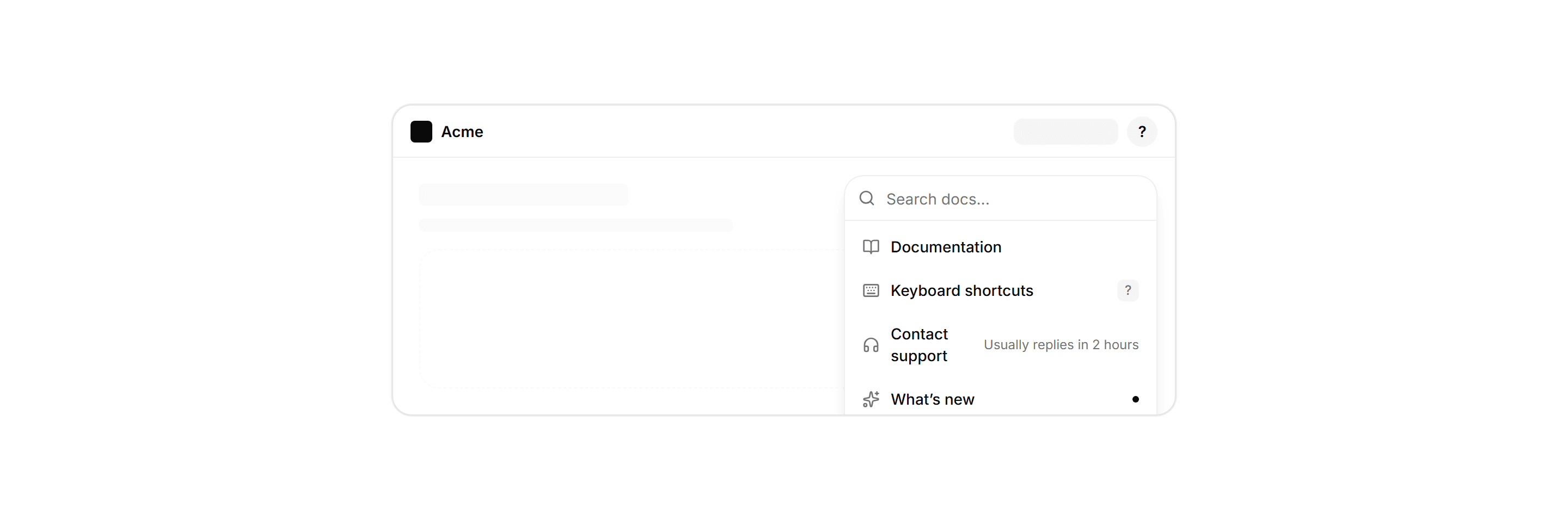 Application Navigation: Help Menu Blueprint