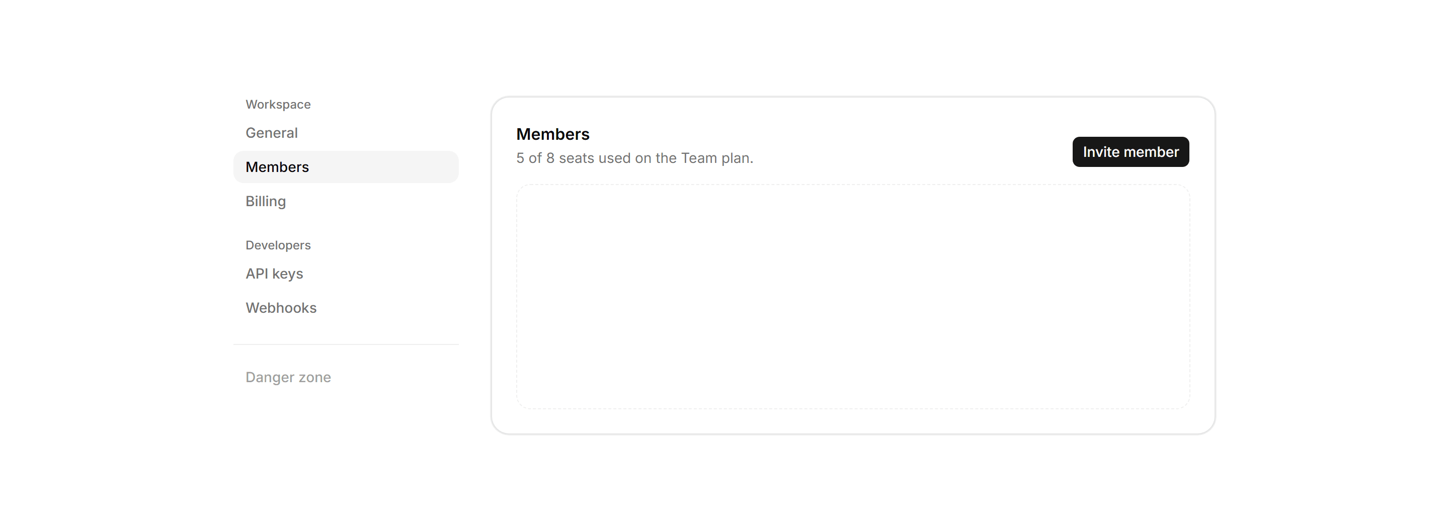 Application Navigation: Secondary Settings Nav