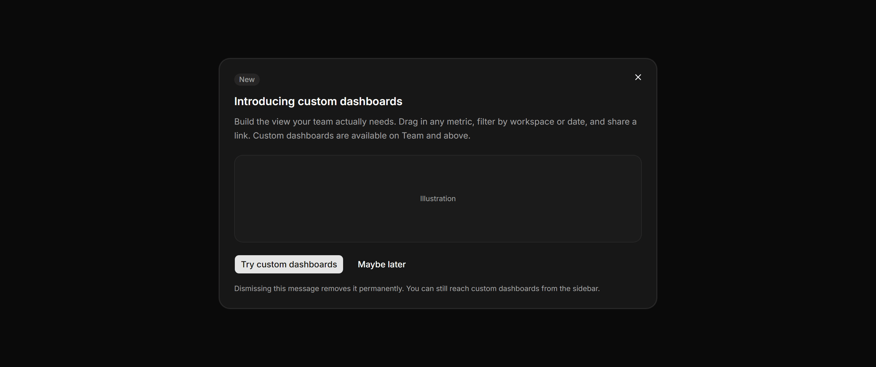 Application Notification: In App Message Card