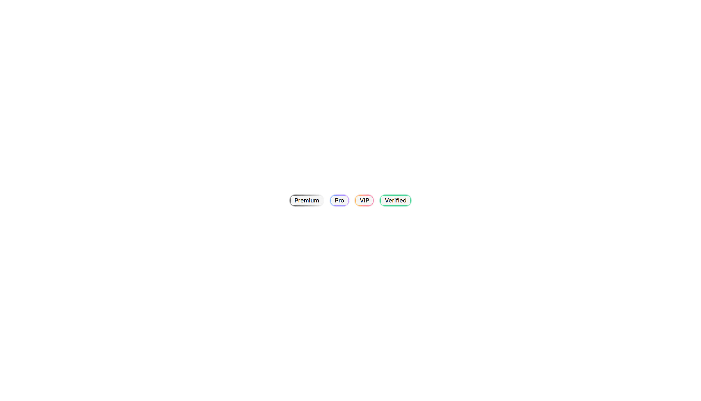 Components Badge: Gradient Border Badge
