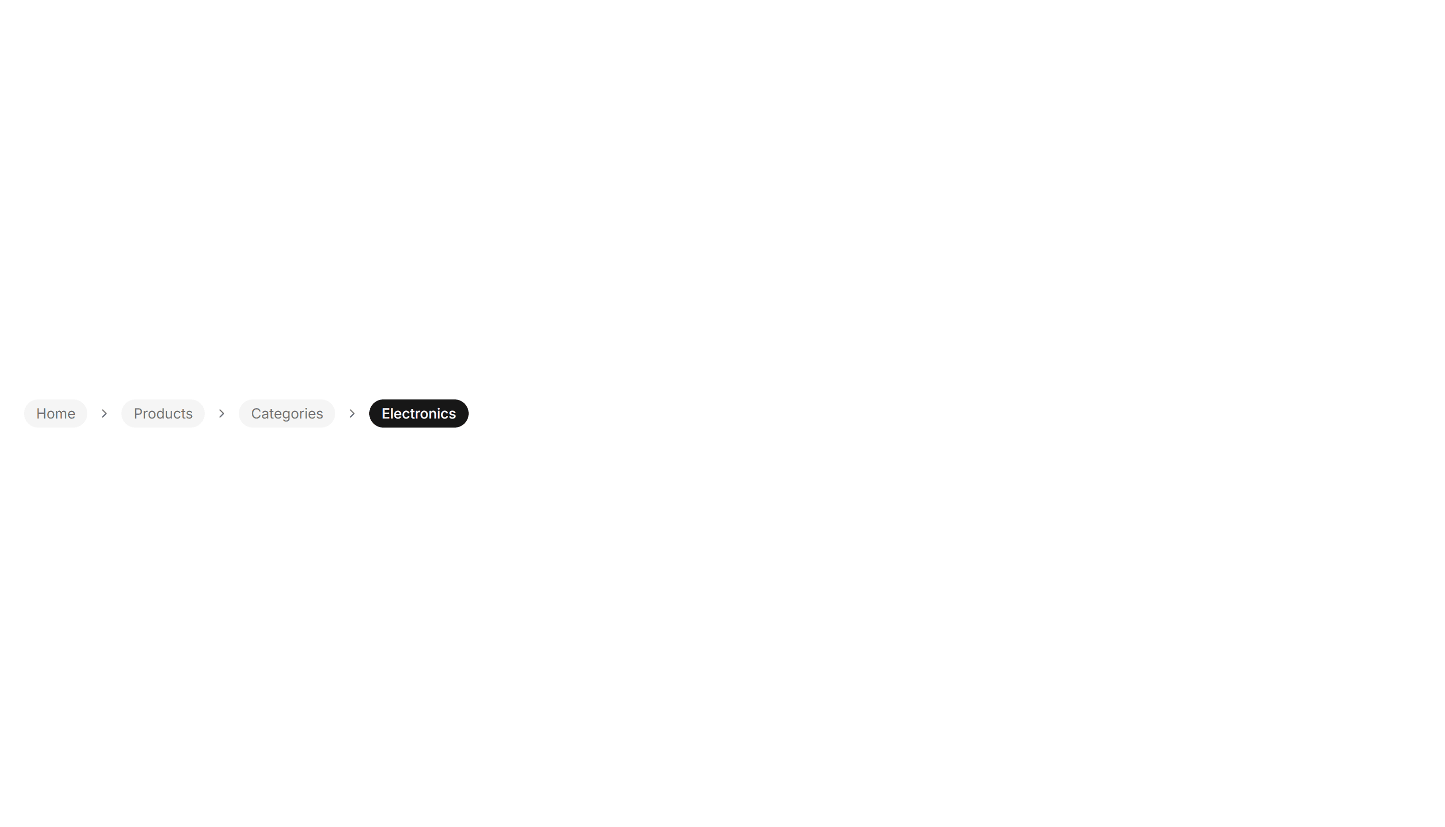 Components Breadcrumb: Pill Breadcrumb