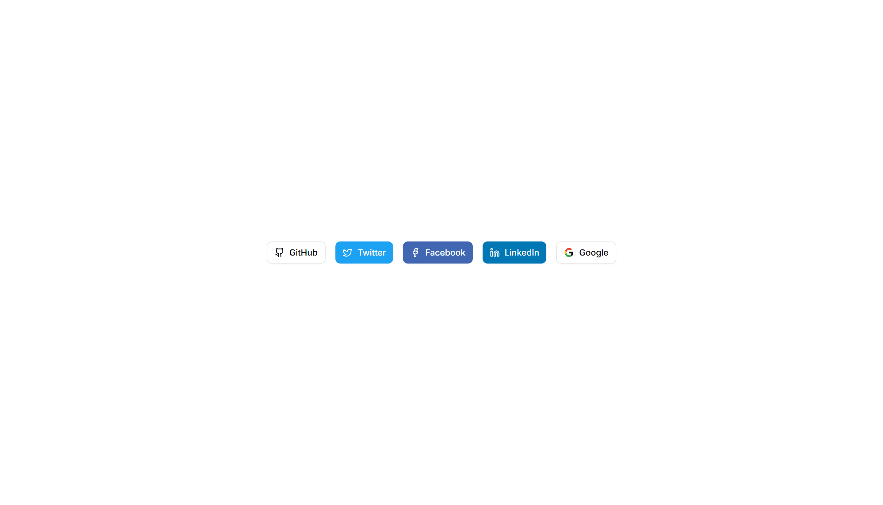 Components Button: Social Buttons
