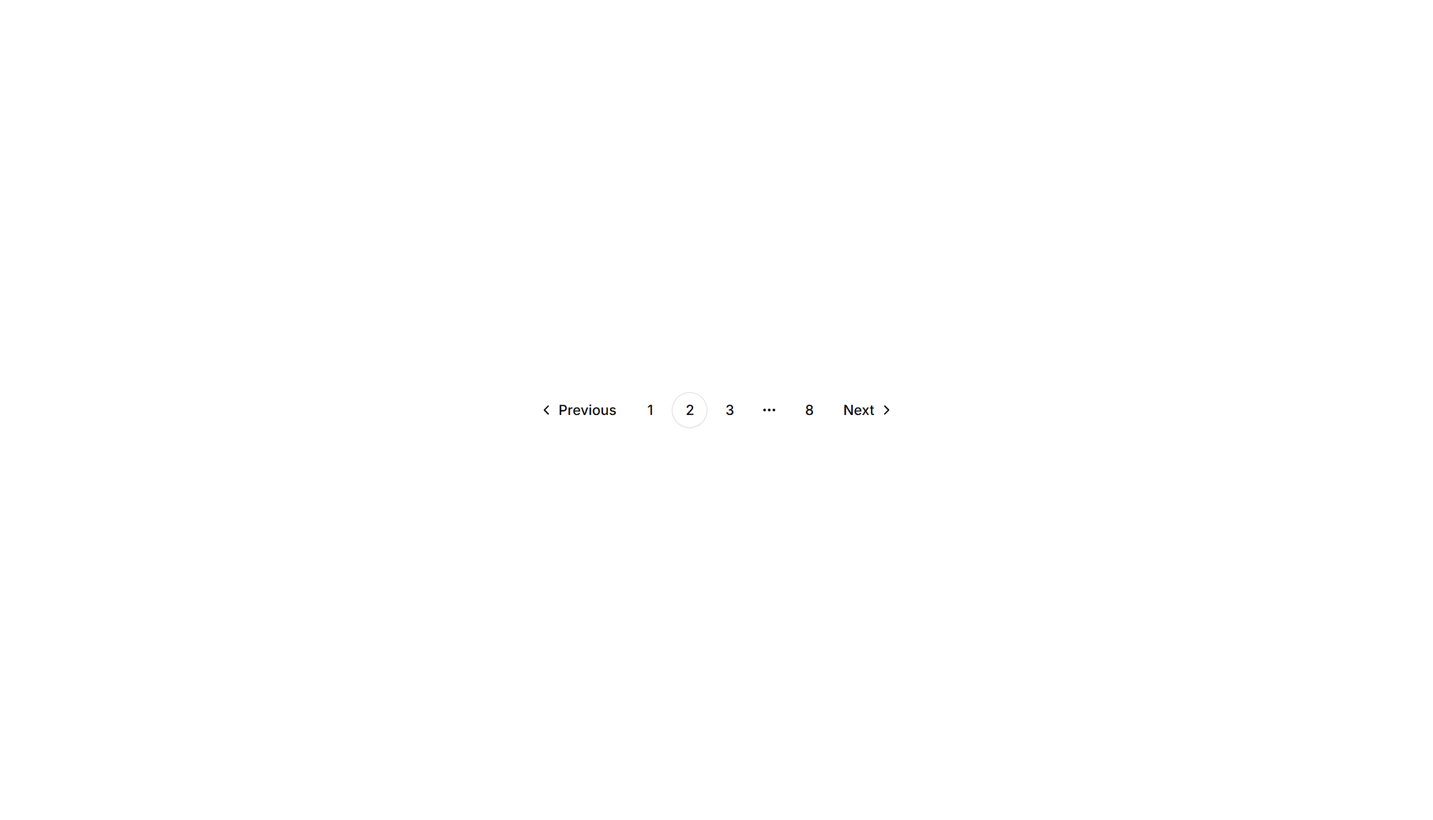 Components Pagination: Rounded Pagination