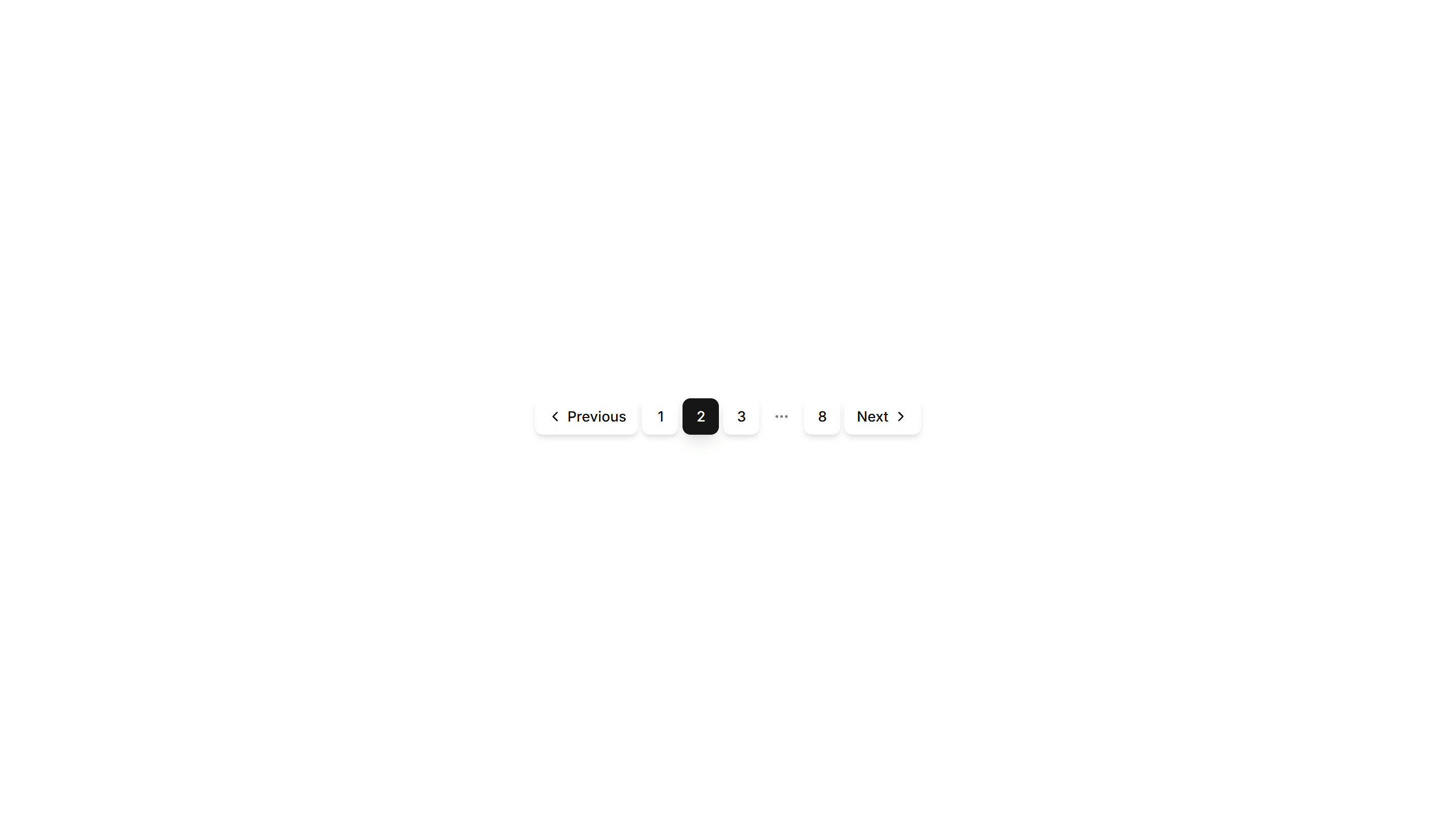 Components Pagination: Shadow Pagination