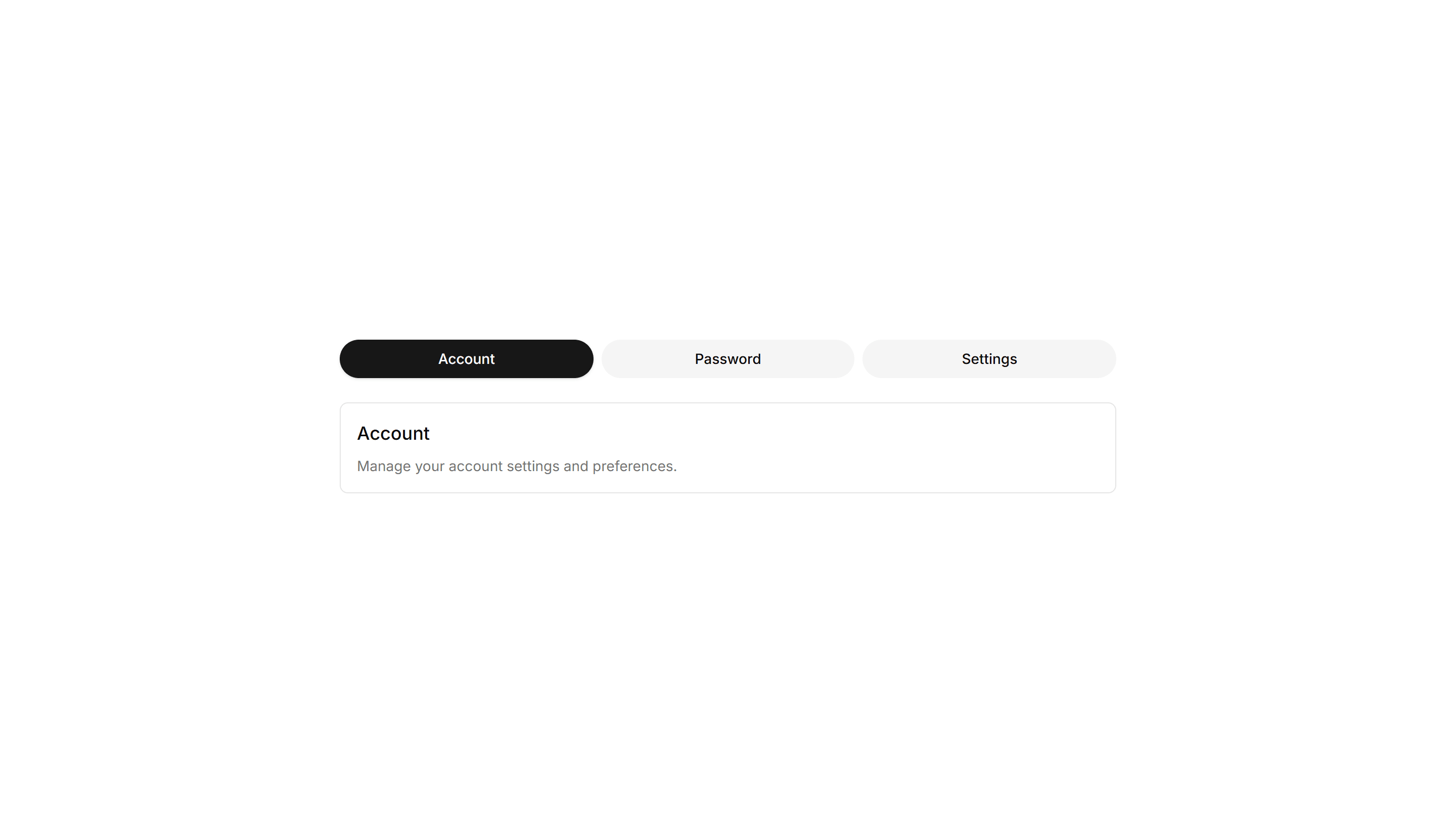 Components Tab: Pill Tabs