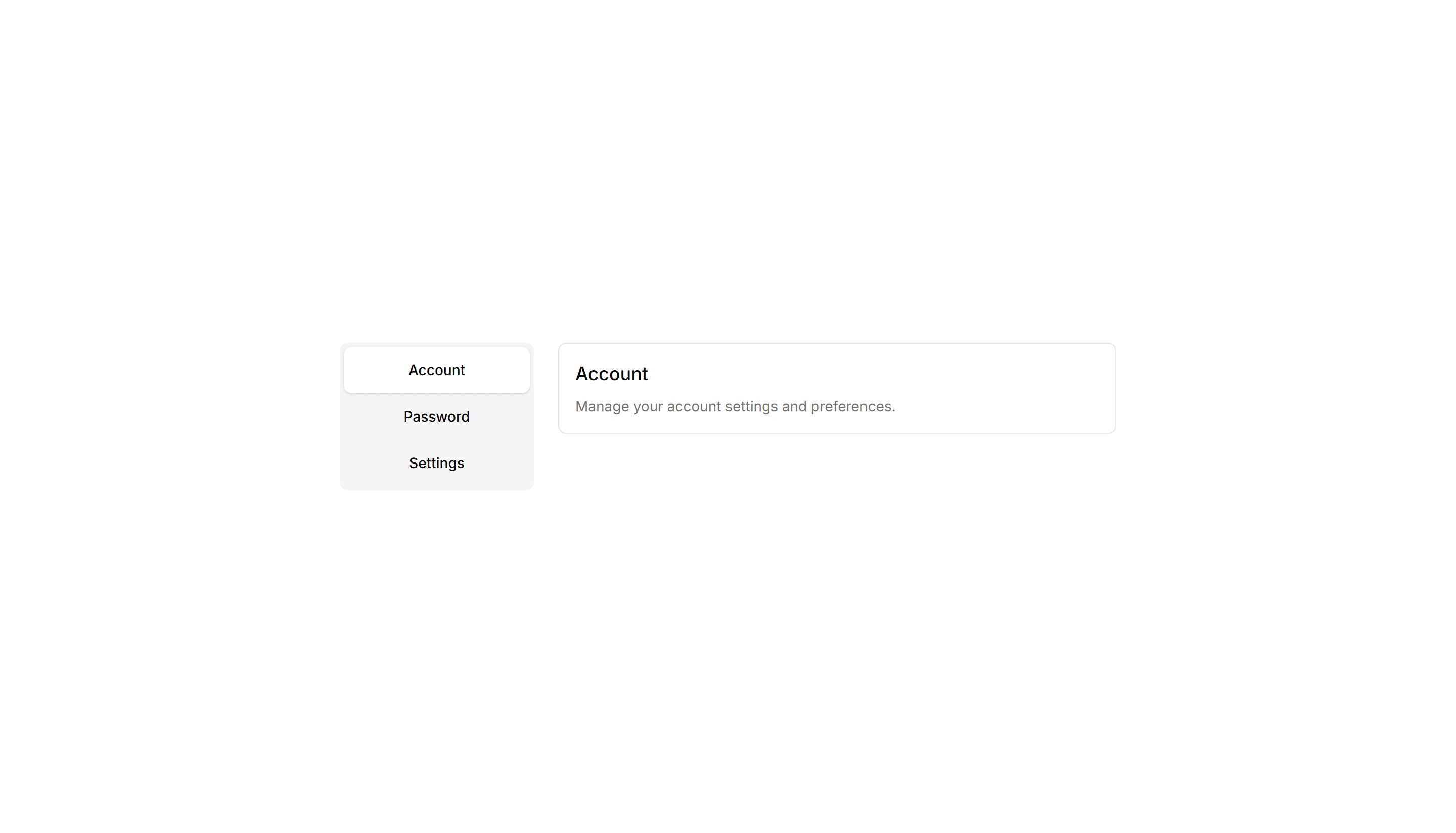 Components Tab: Vertical Tabs