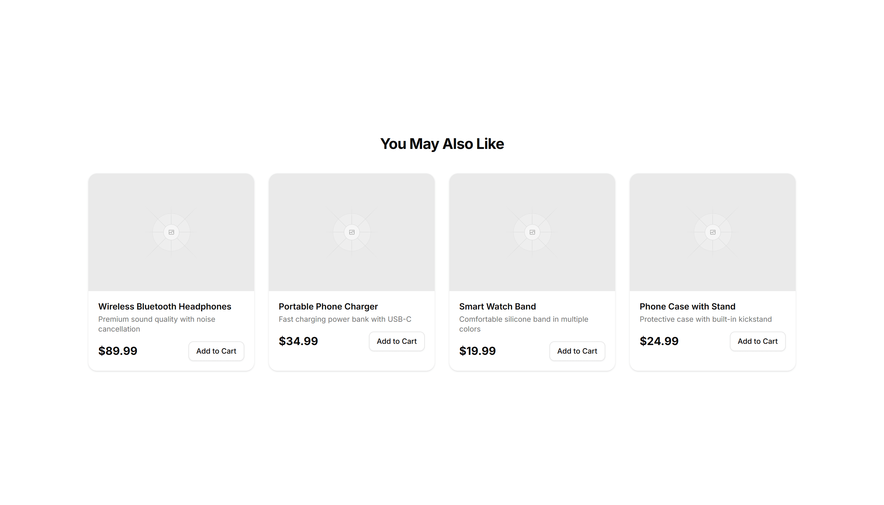 Ecommerce Cross Sell: Simple Grid