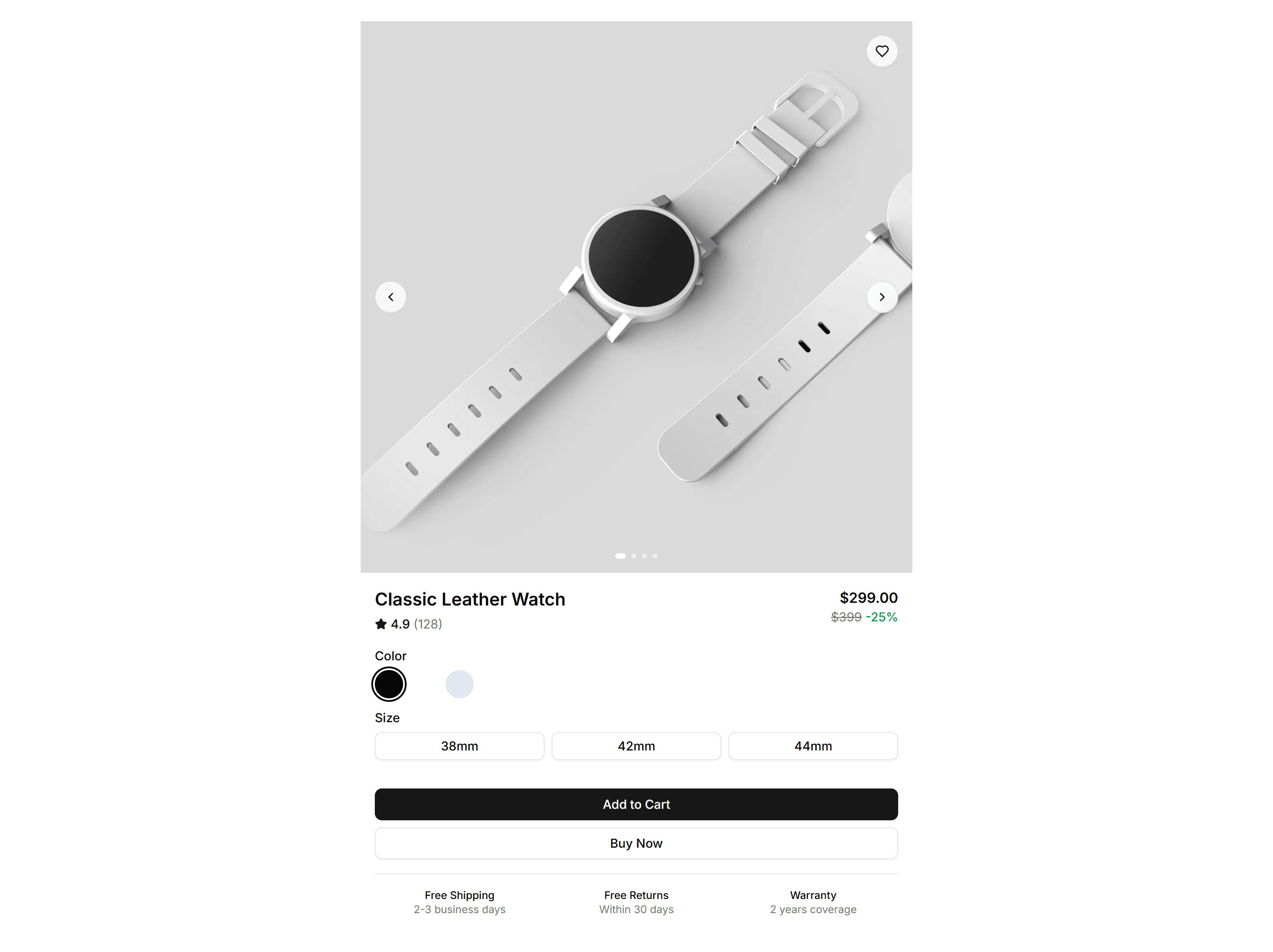 Ecommerce Product Overview: Compact Overview
