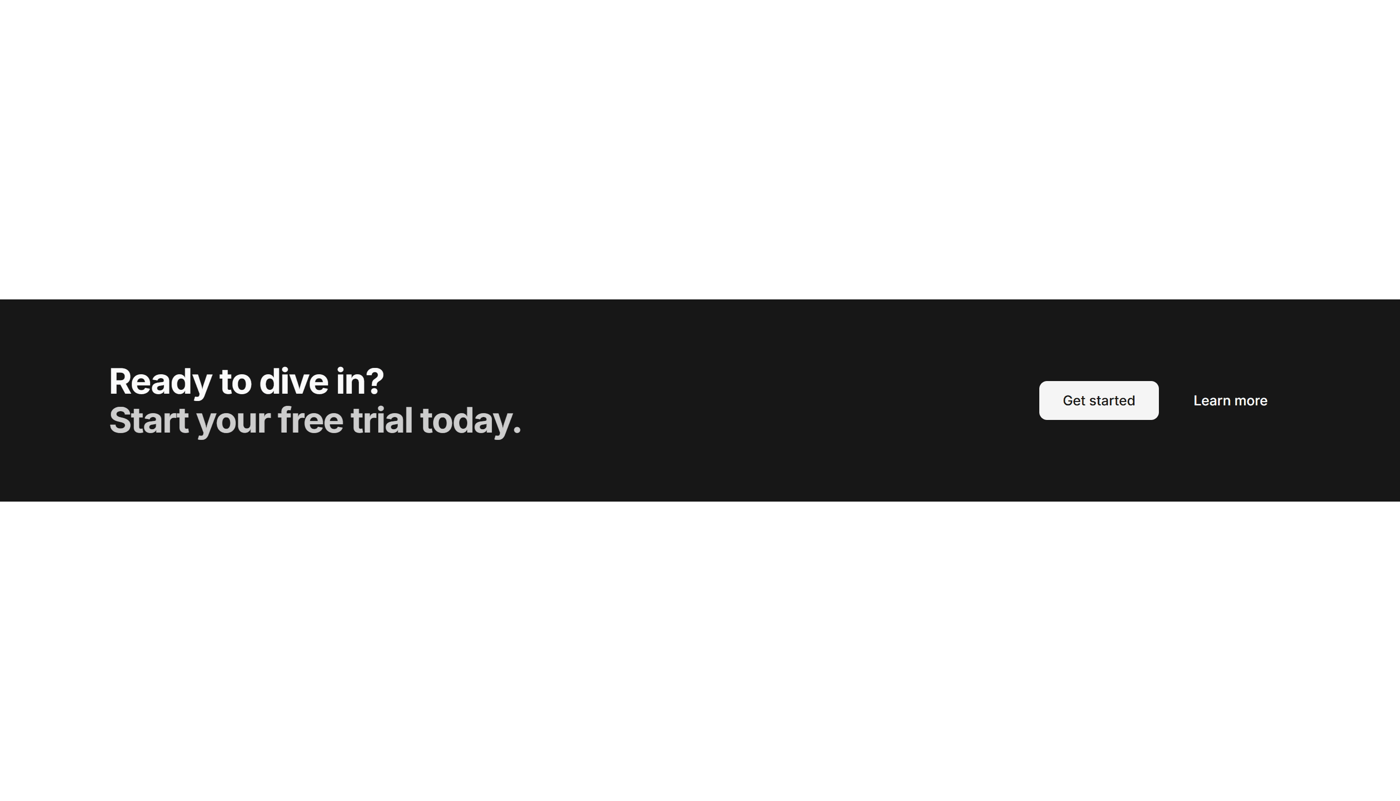 Ecommerce Promo Section: Simple Banner