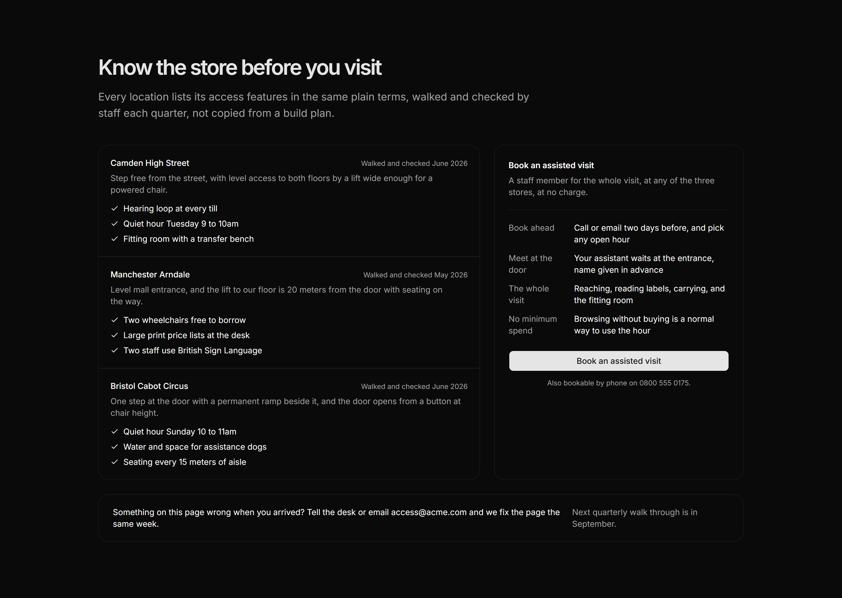 Ecommerce Accessibility: In Store Accessibility