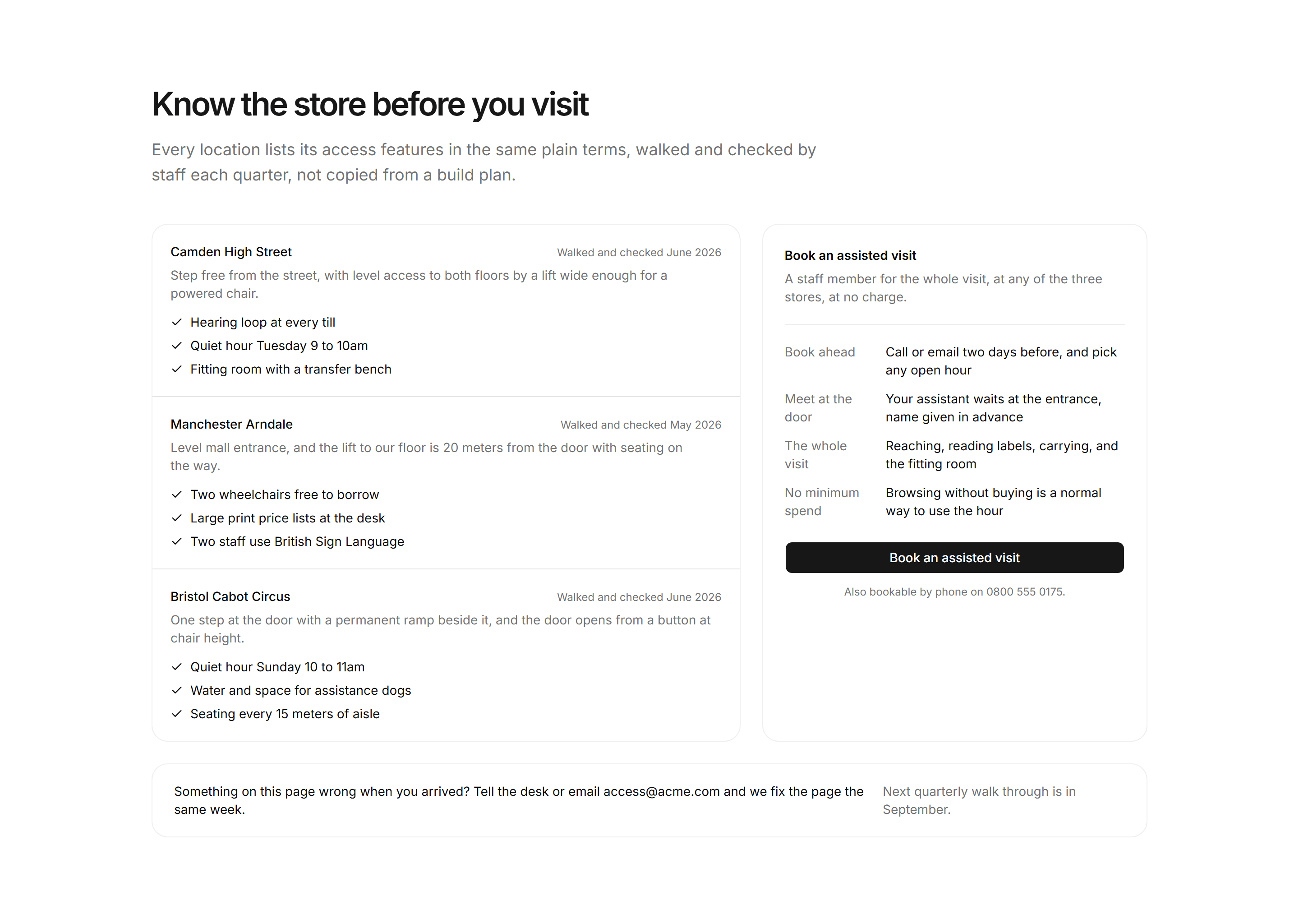 Ecommerce Accessibility: In Store Accessibility