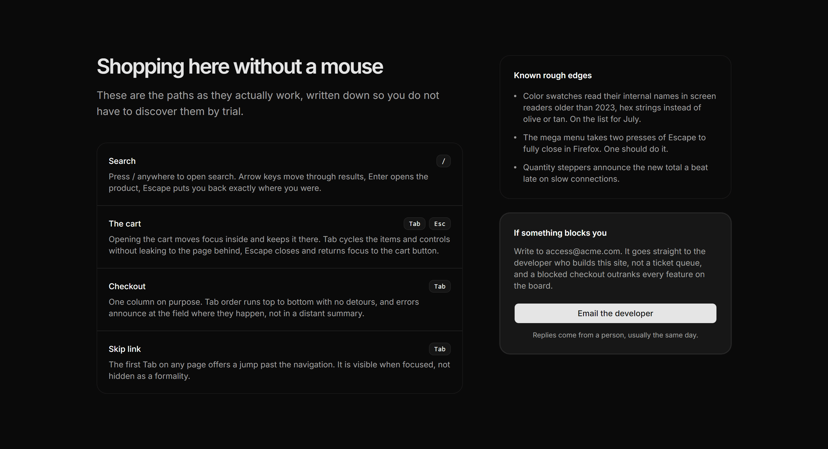 Ecommerce Accessibility: Keyboard And Screen Reader Guide