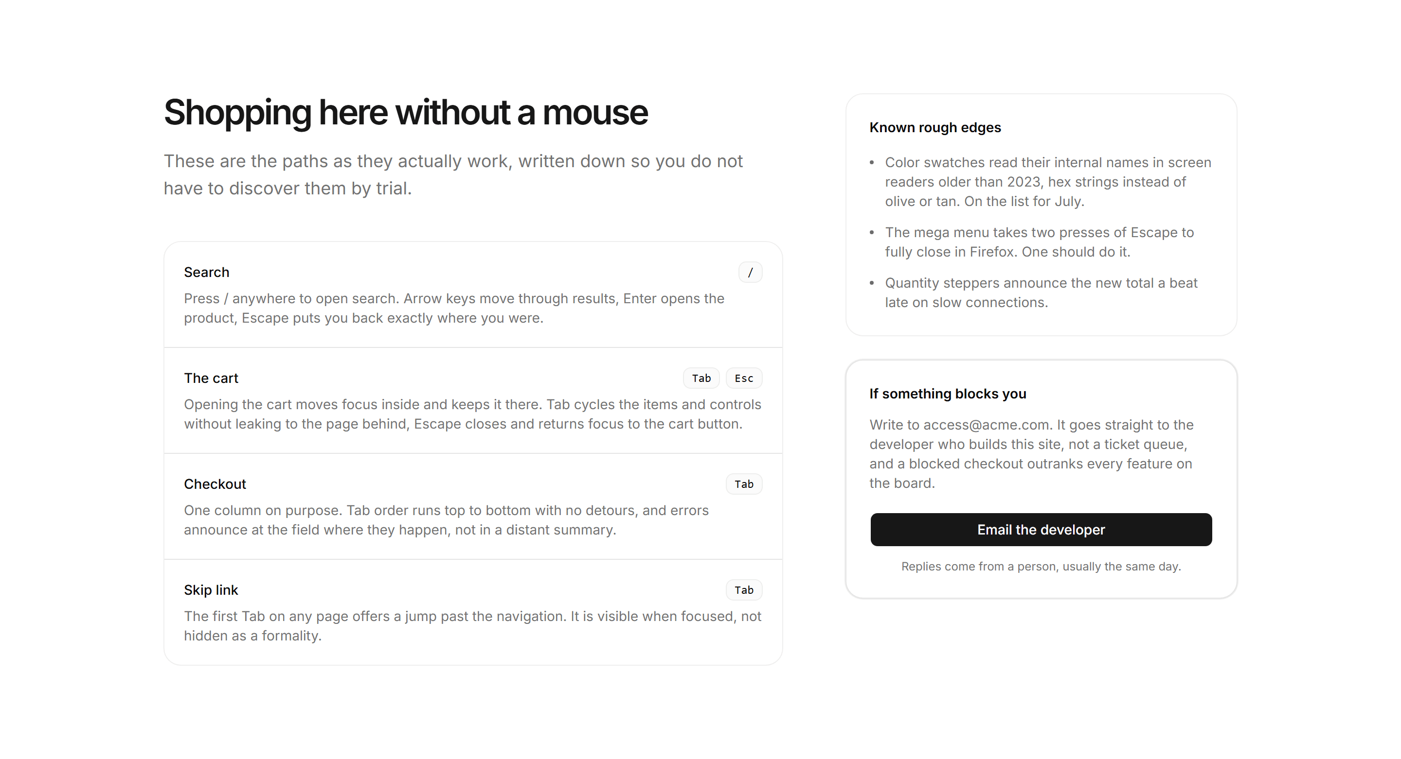 Ecommerce Accessibility: Keyboard And Screen Reader Guide