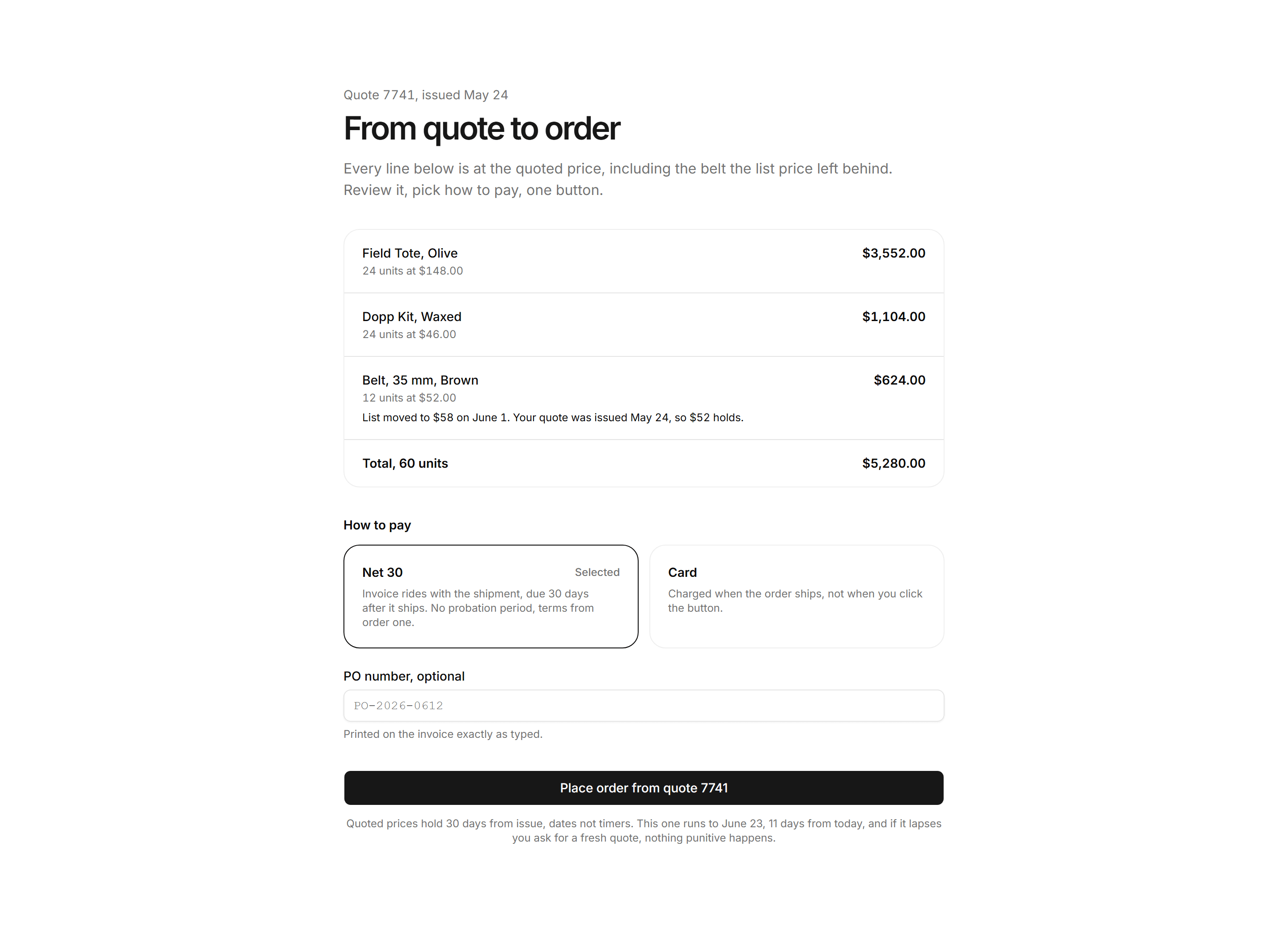 Ecommerce Checkout: Quote To Checkout