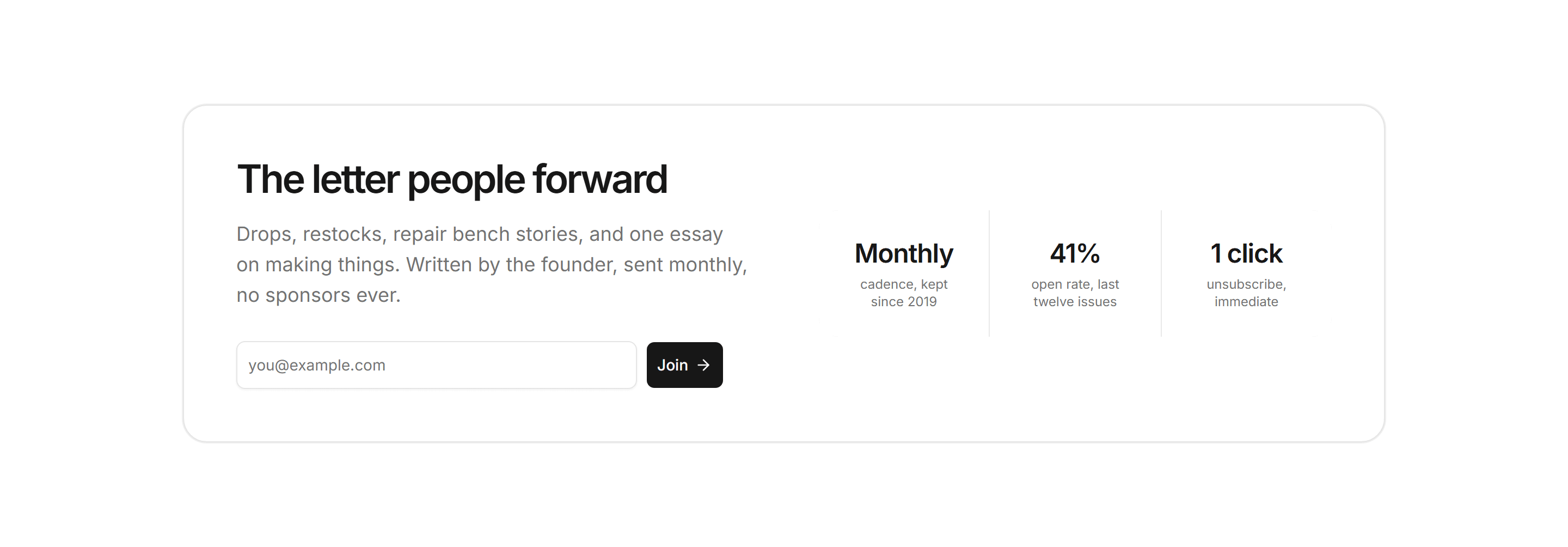 Ecommerce Email Capture: Newsletter Signup Band