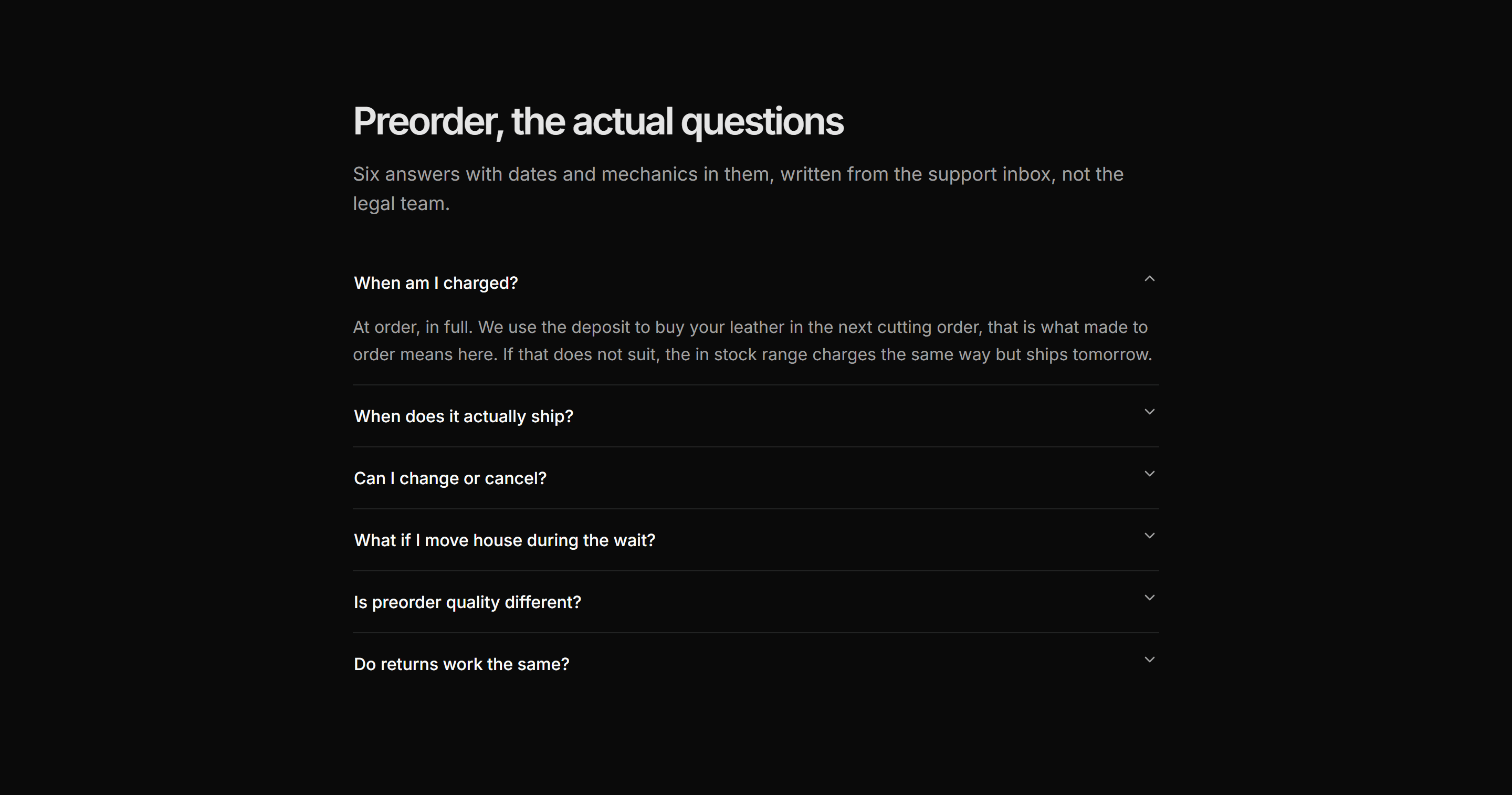 Ecommerce FAQ: Preorder Faq