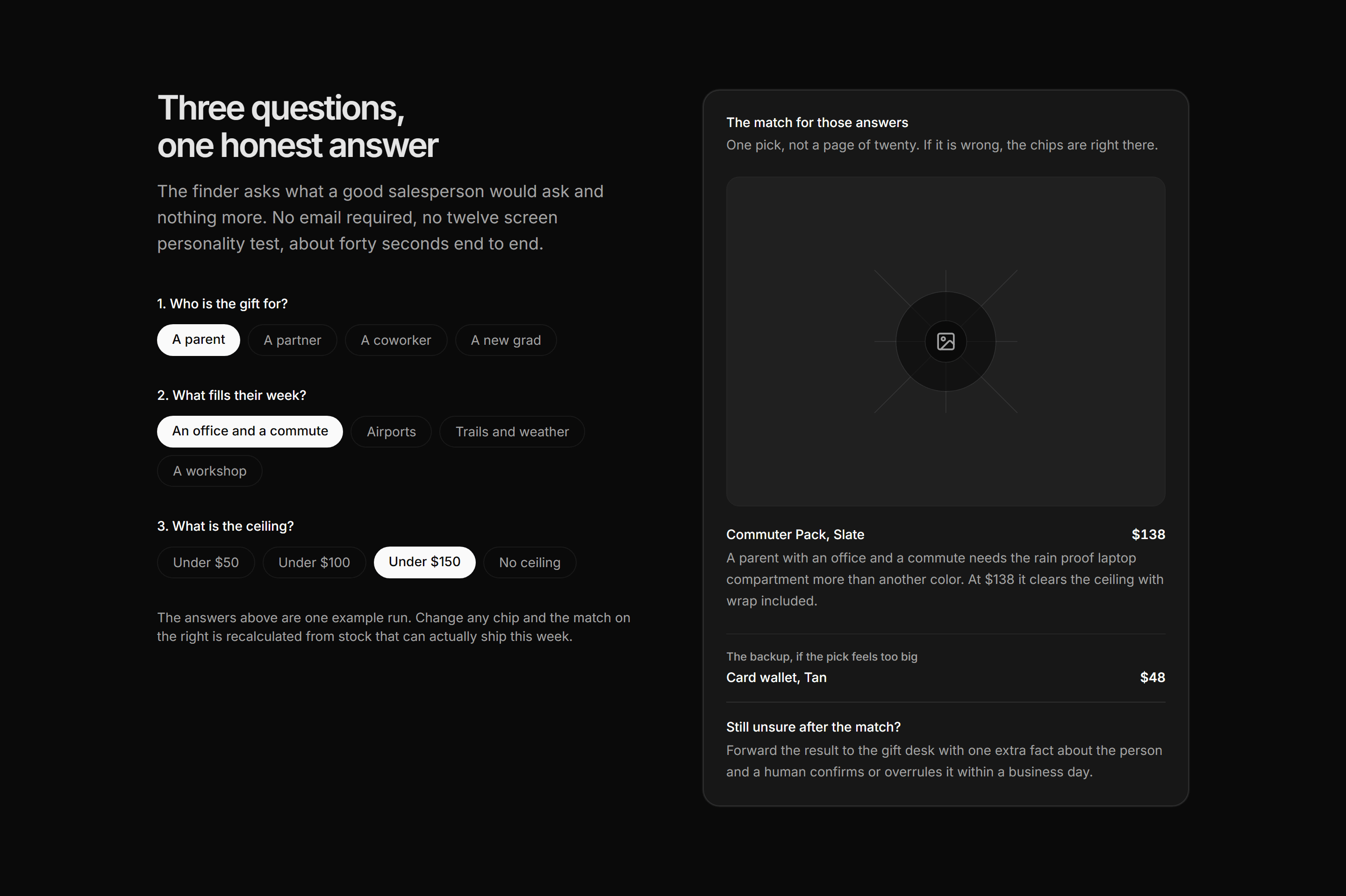 Ecommerce Gifting: Gift Finder Quiz