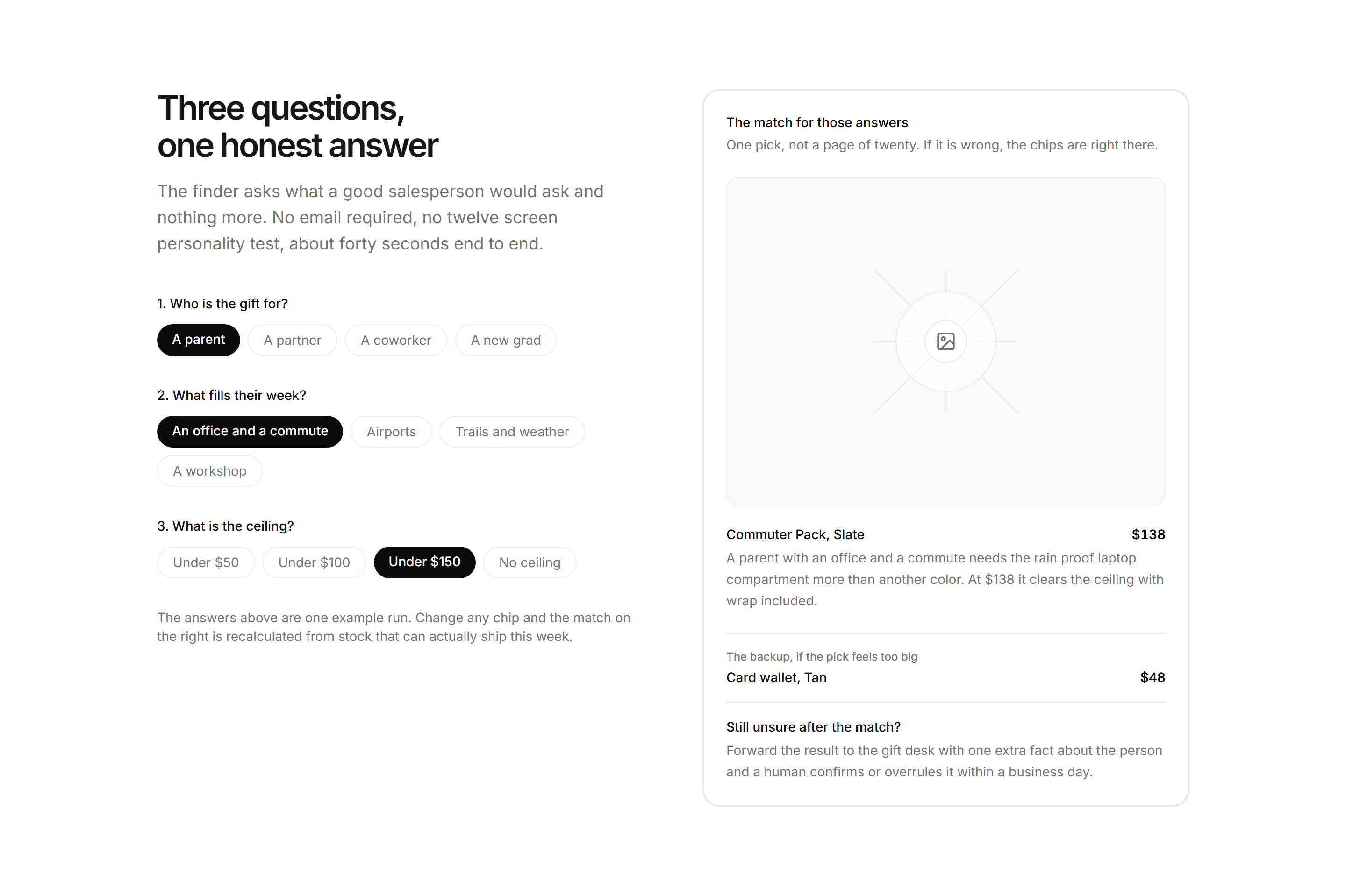Ecommerce Gifting: Gift Finder Quiz