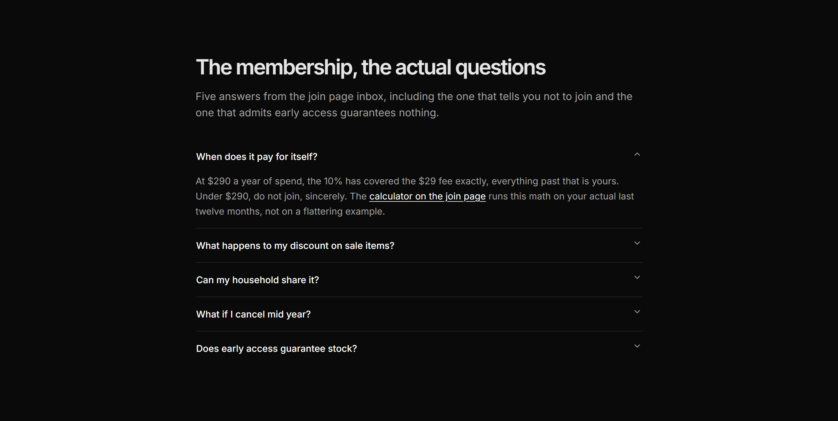 Ecommerce Membership: Membership Faq