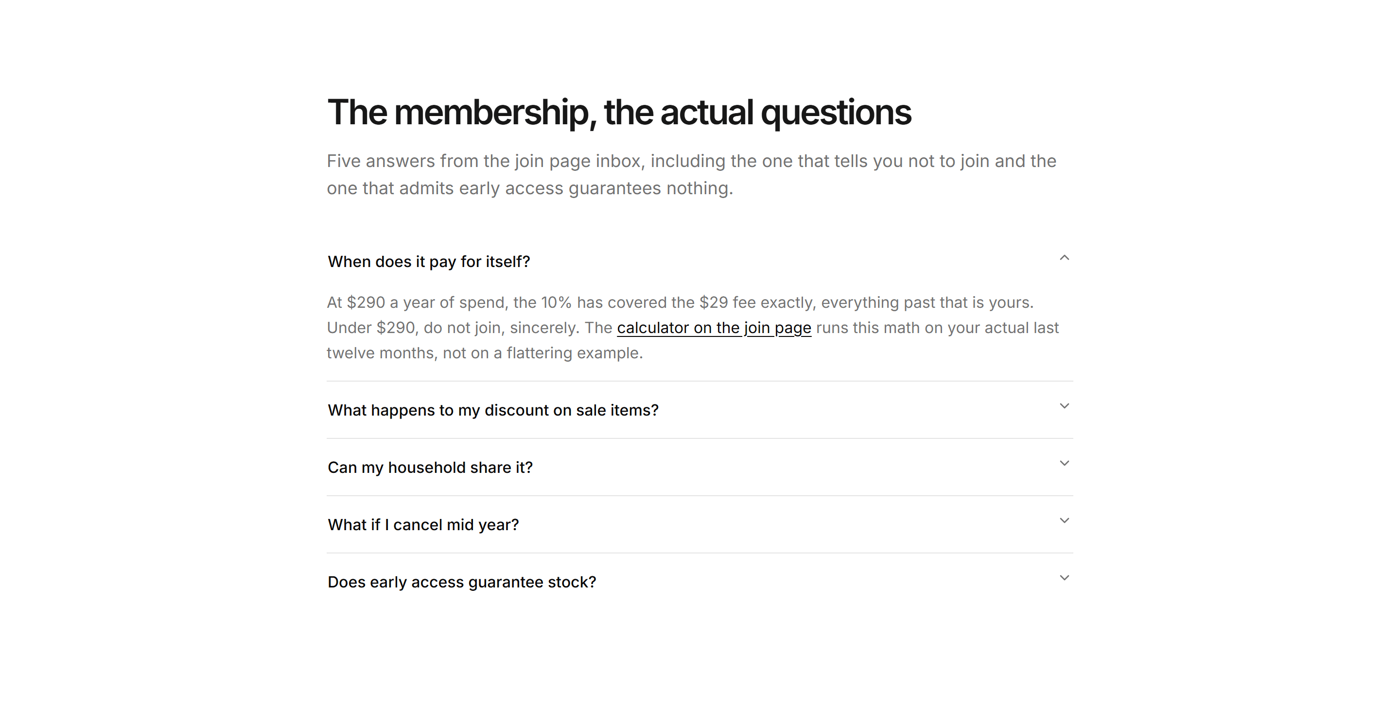 Ecommerce Membership: Membership Faq