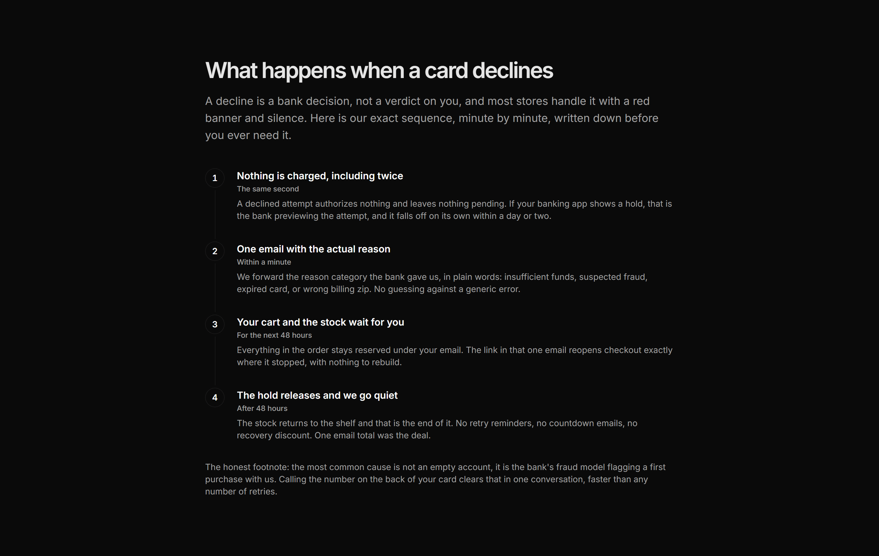 Ecommerce Payment: Declined Card Playbook