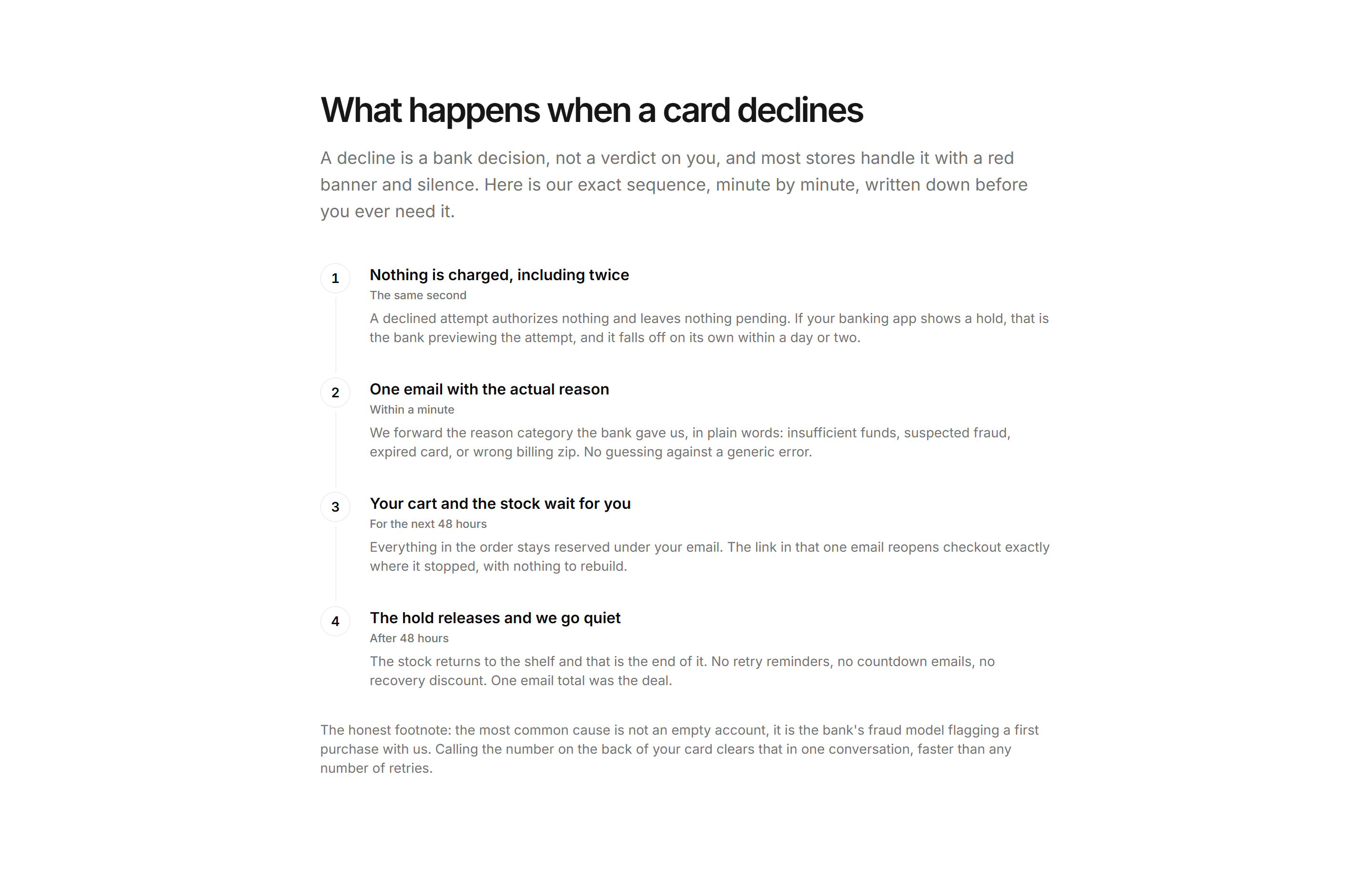 Ecommerce Payment: Declined Card Playbook