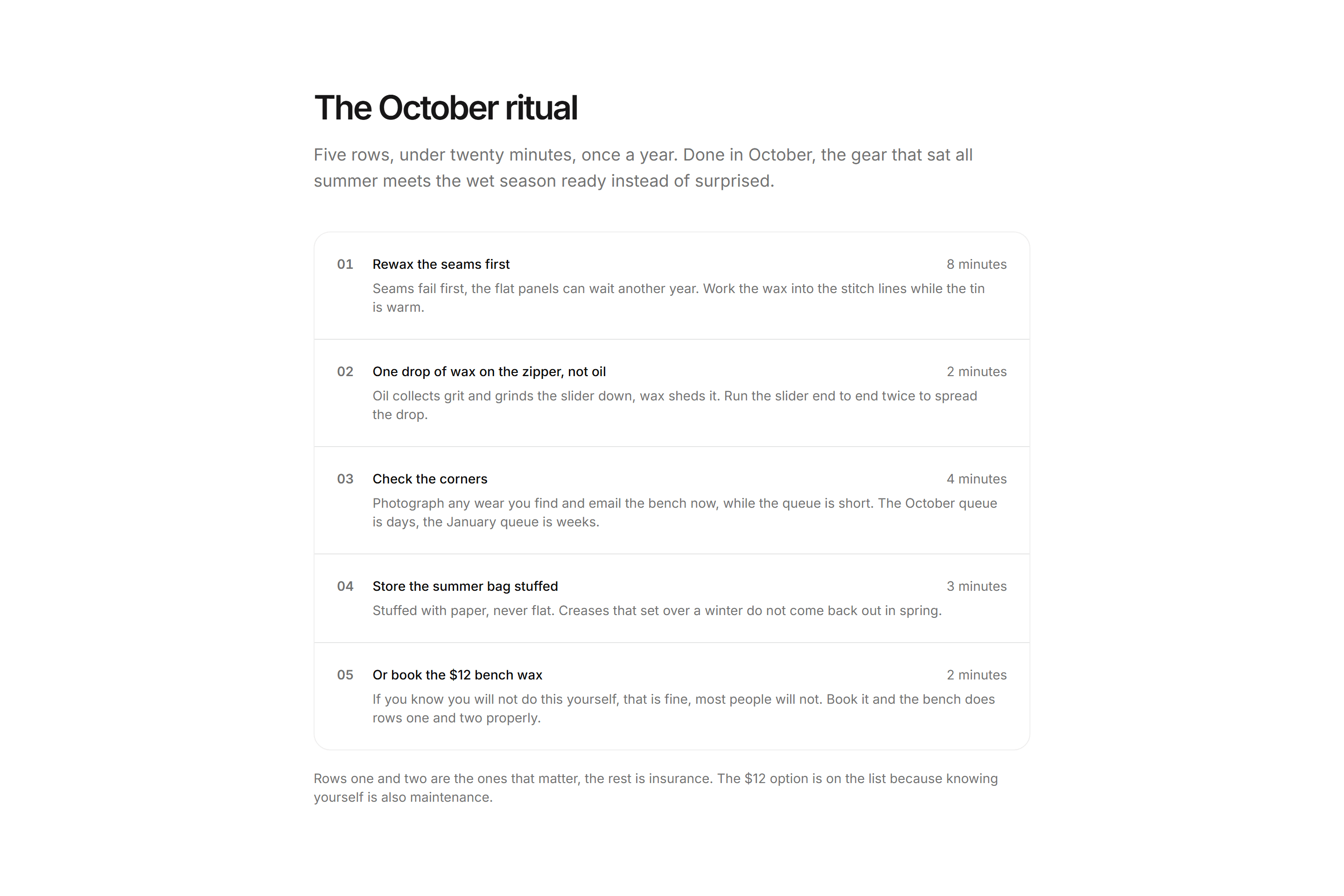 Ecommerce Product Care: Winterizing Checklist