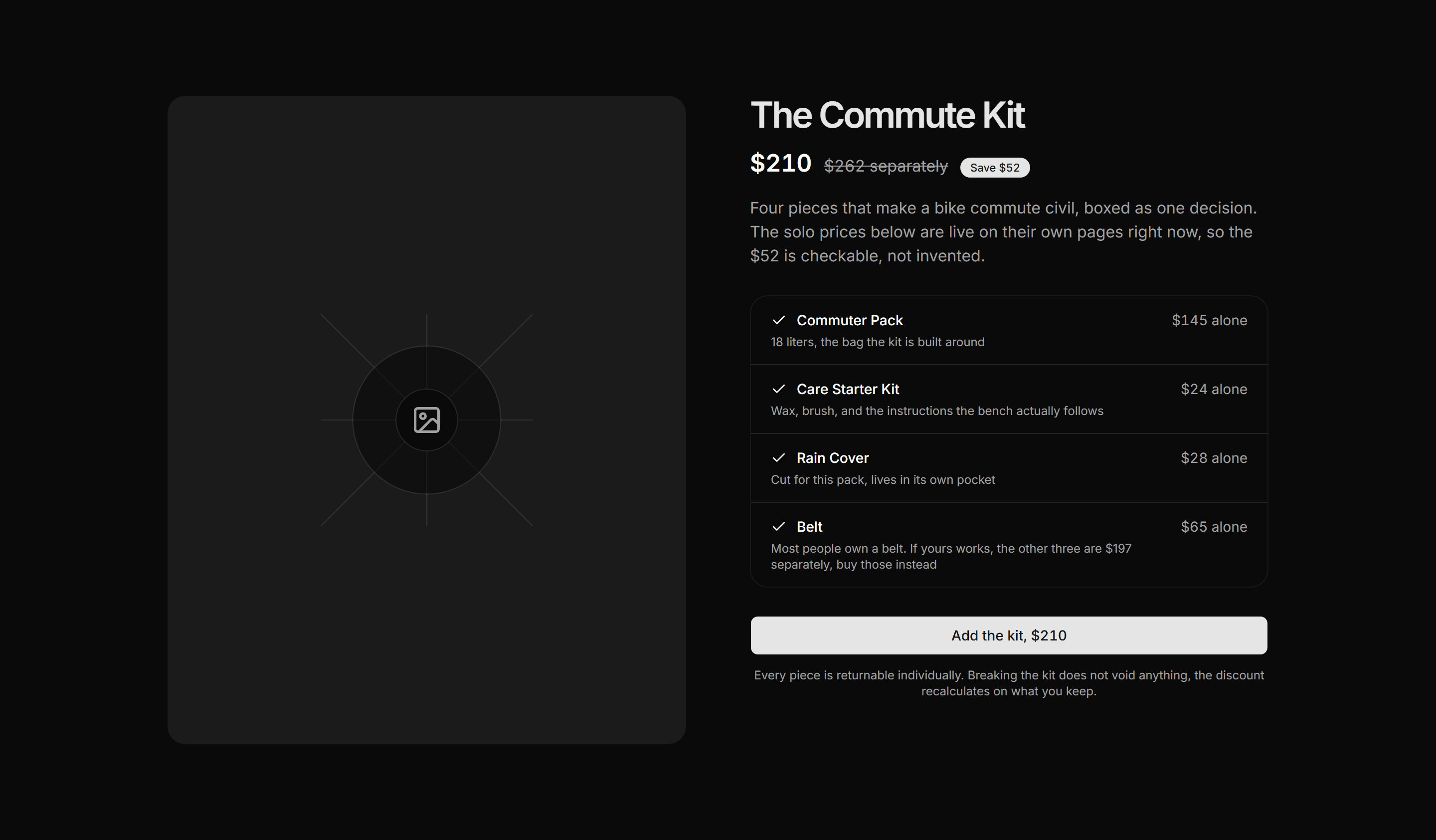 Ecommerce Product Overview: Bundle Kit Overview
