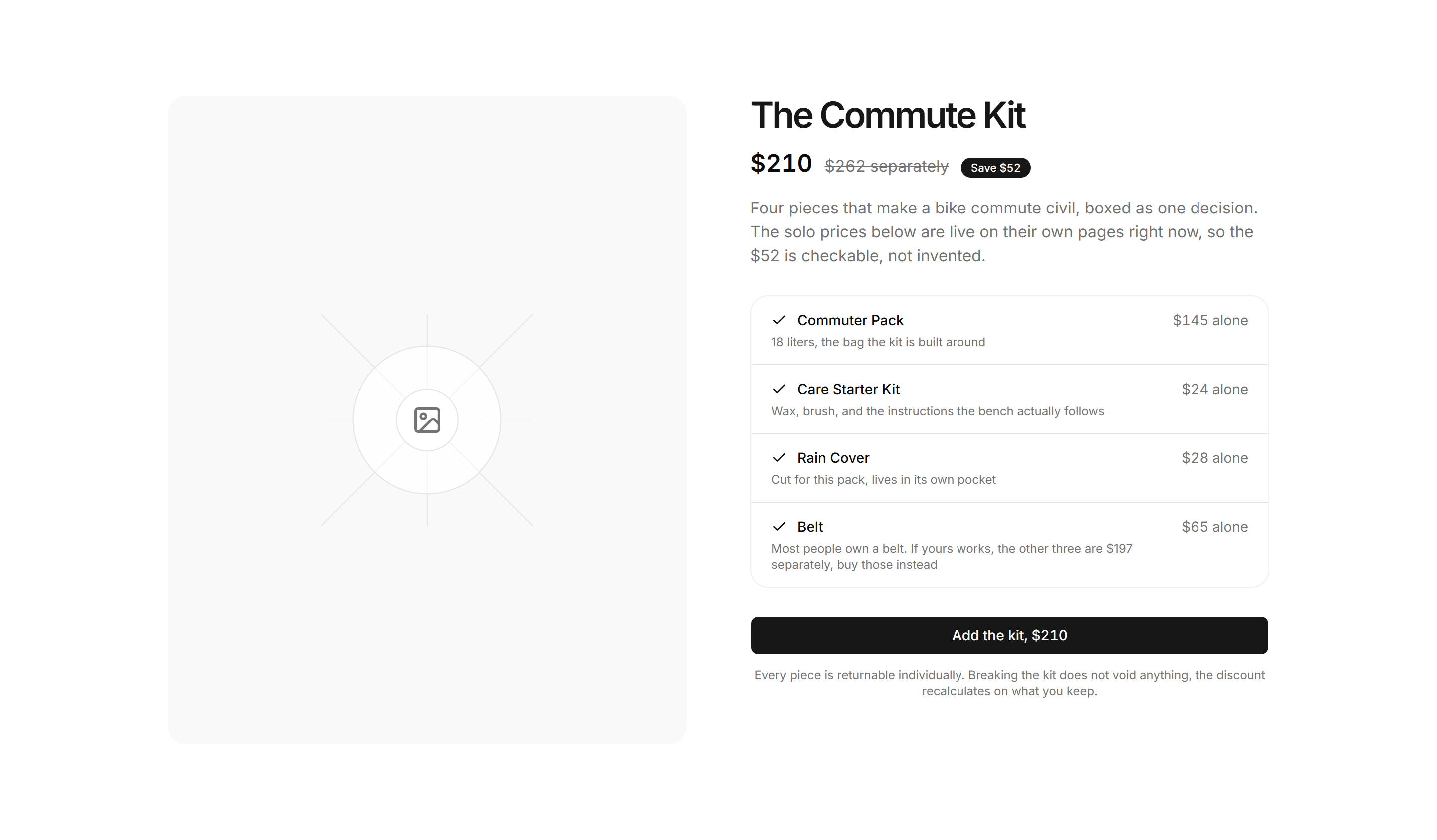 Ecommerce Product Overview: Bundle Kit Overview